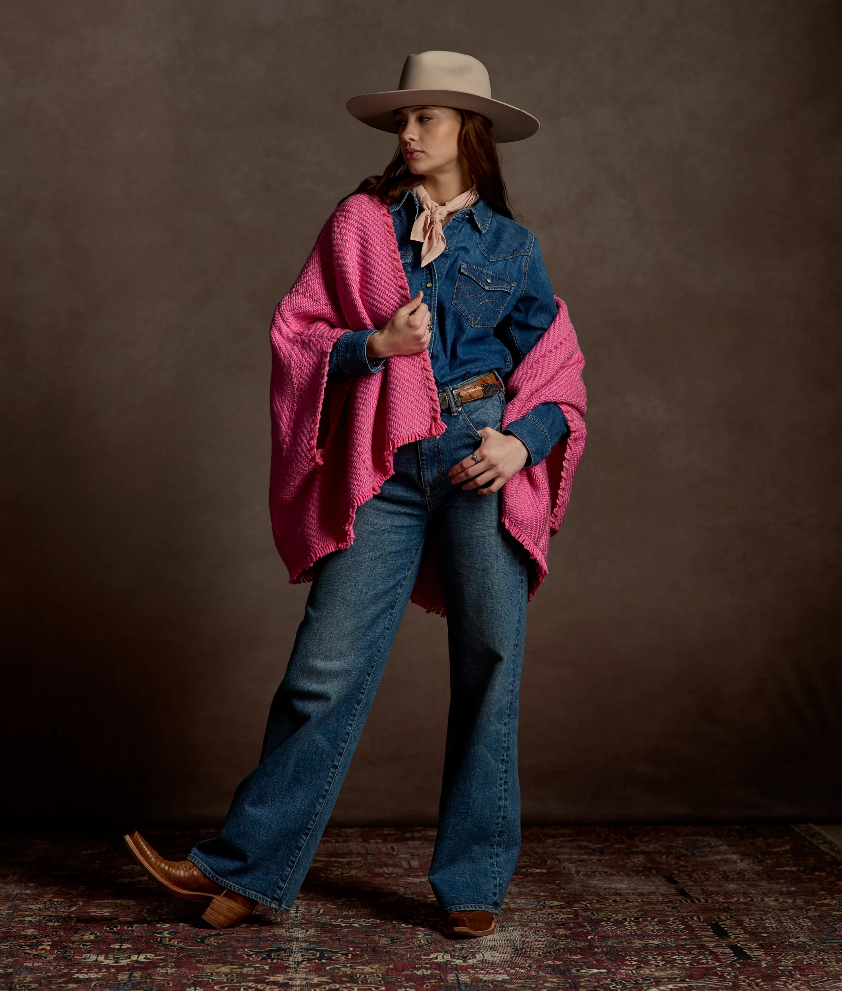 Bella Kaftan :: Pink - Image 2