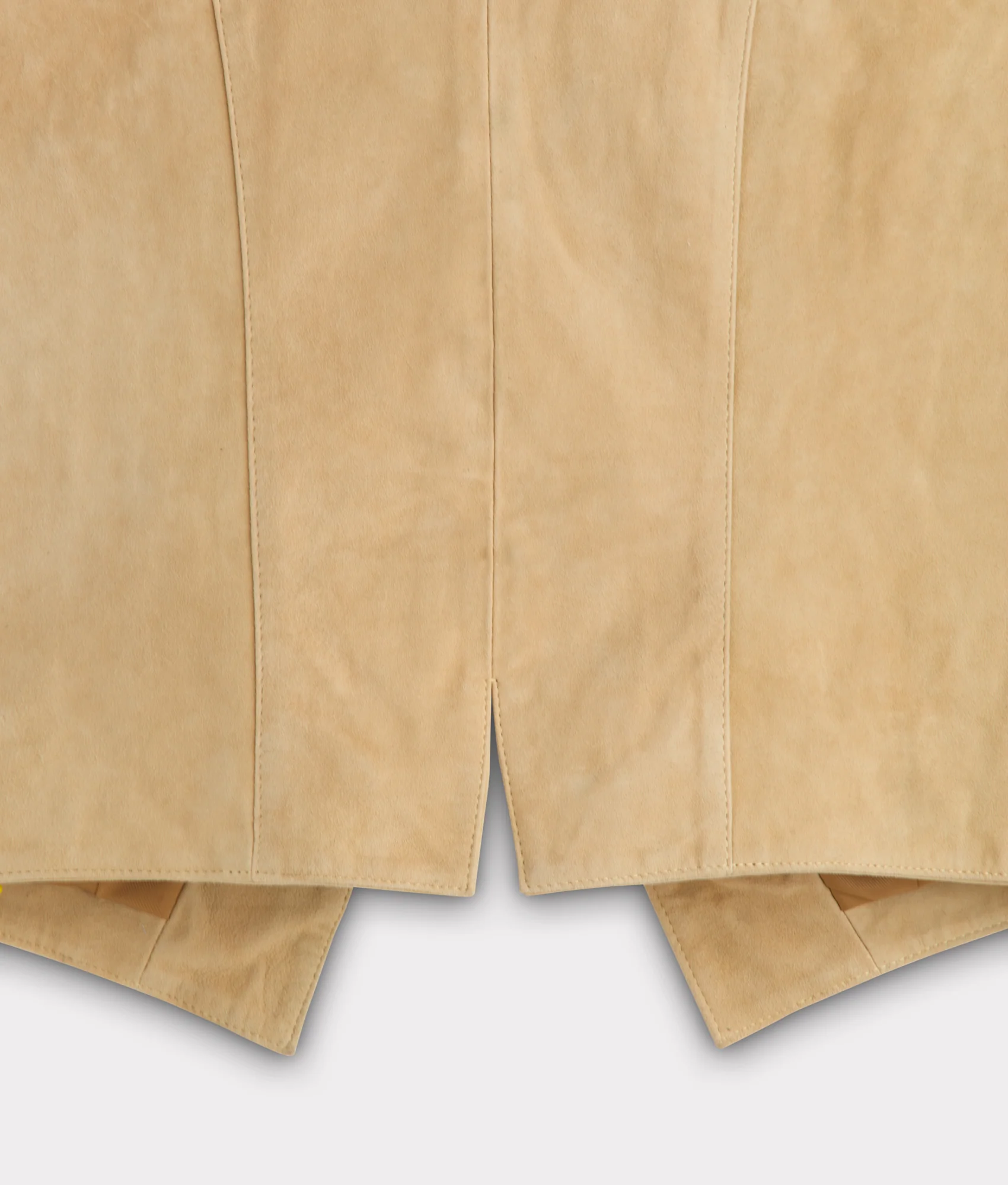 Dakota Suede Fringe Leather Vest :: Natural - Image 7