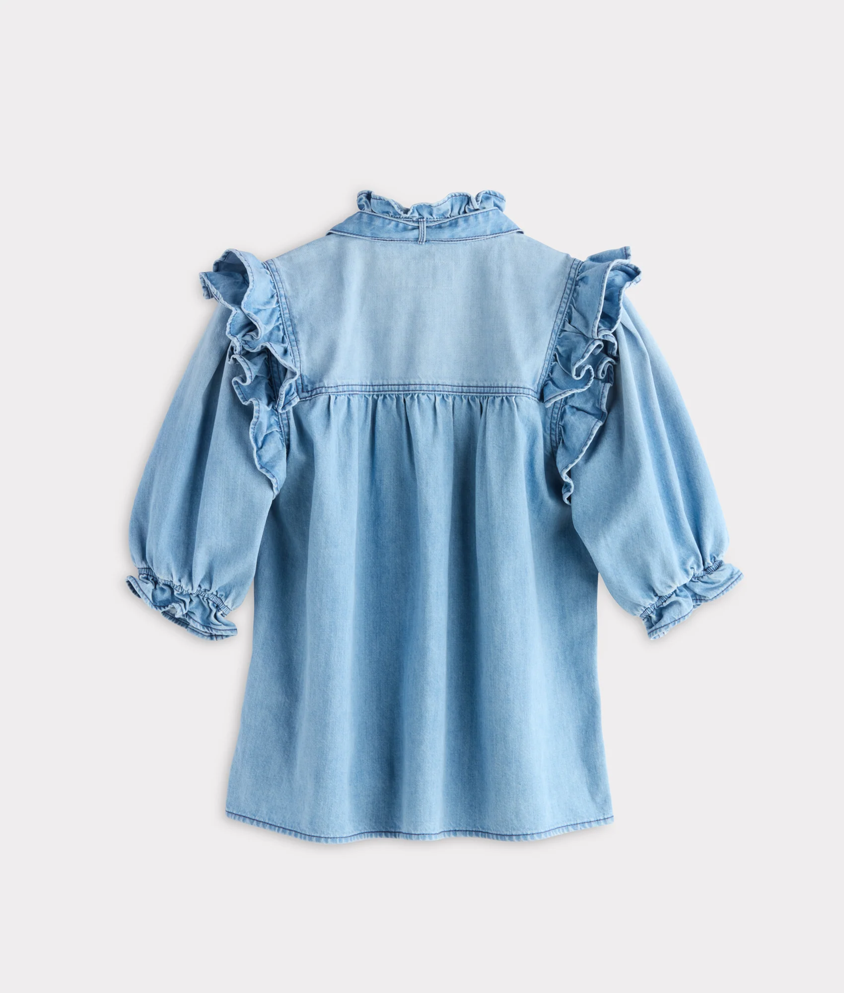 Corlee Denim Blouse :: Blue Bird - Image 3