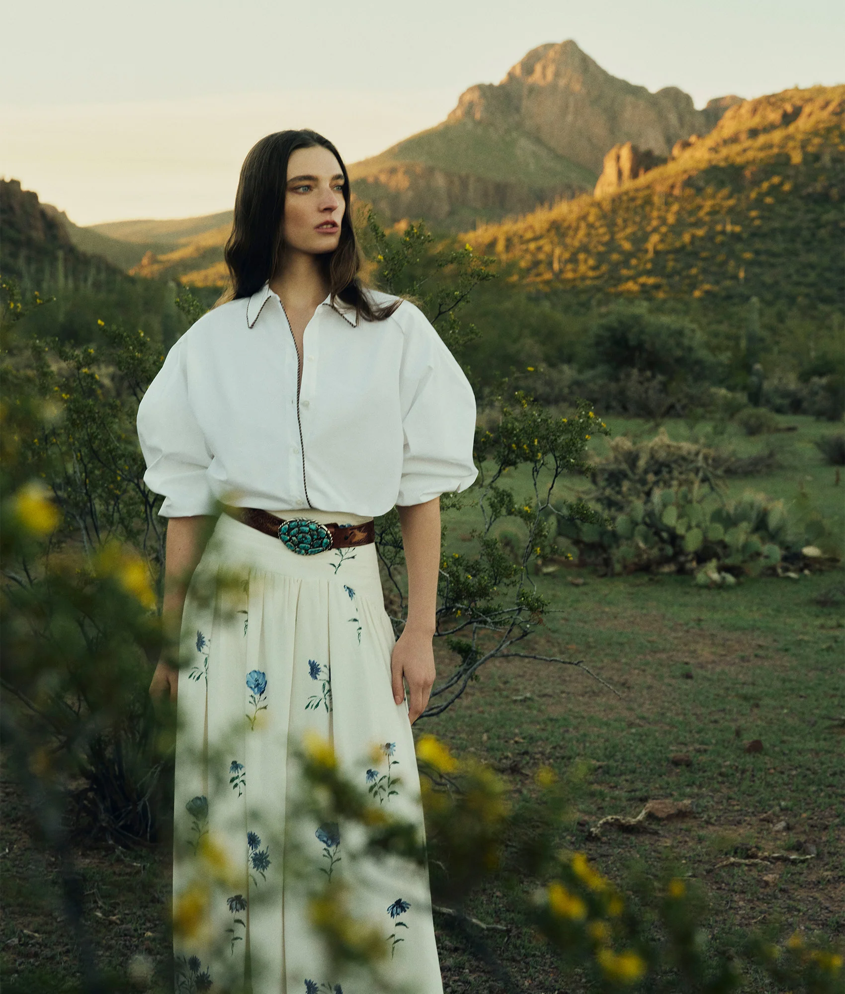 Lela Rose x Lucchese Harrier :: White - Image 2