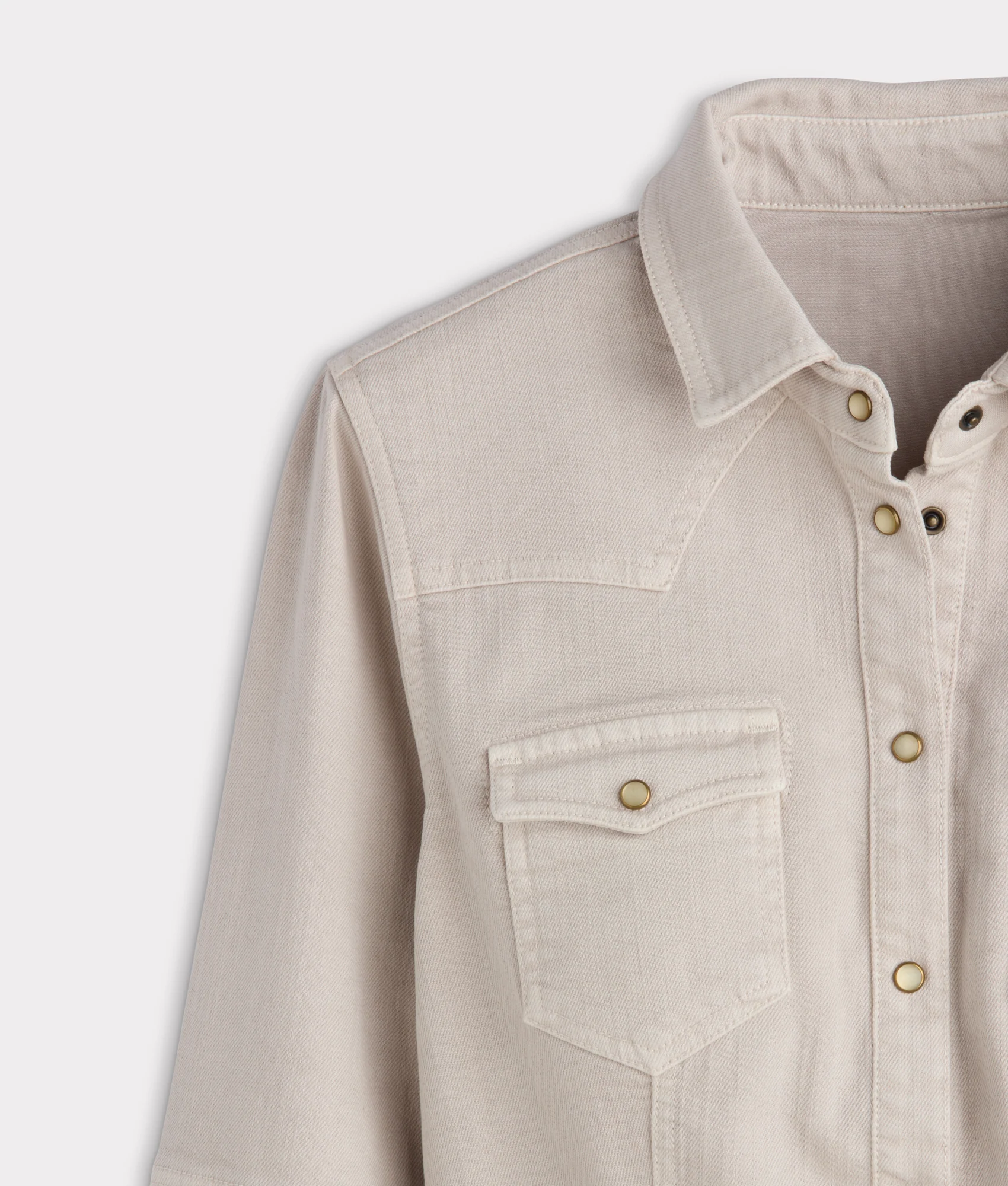 Women's Roper Denim Shirt :: Grey - Image 6
