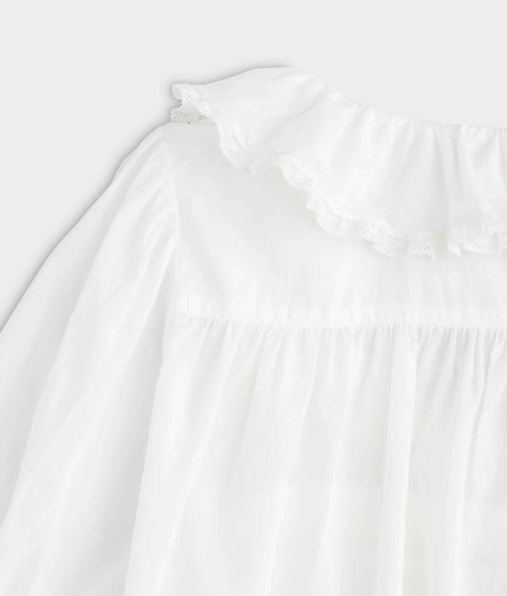 Belle Ruffle Blouse :: White - Image 7