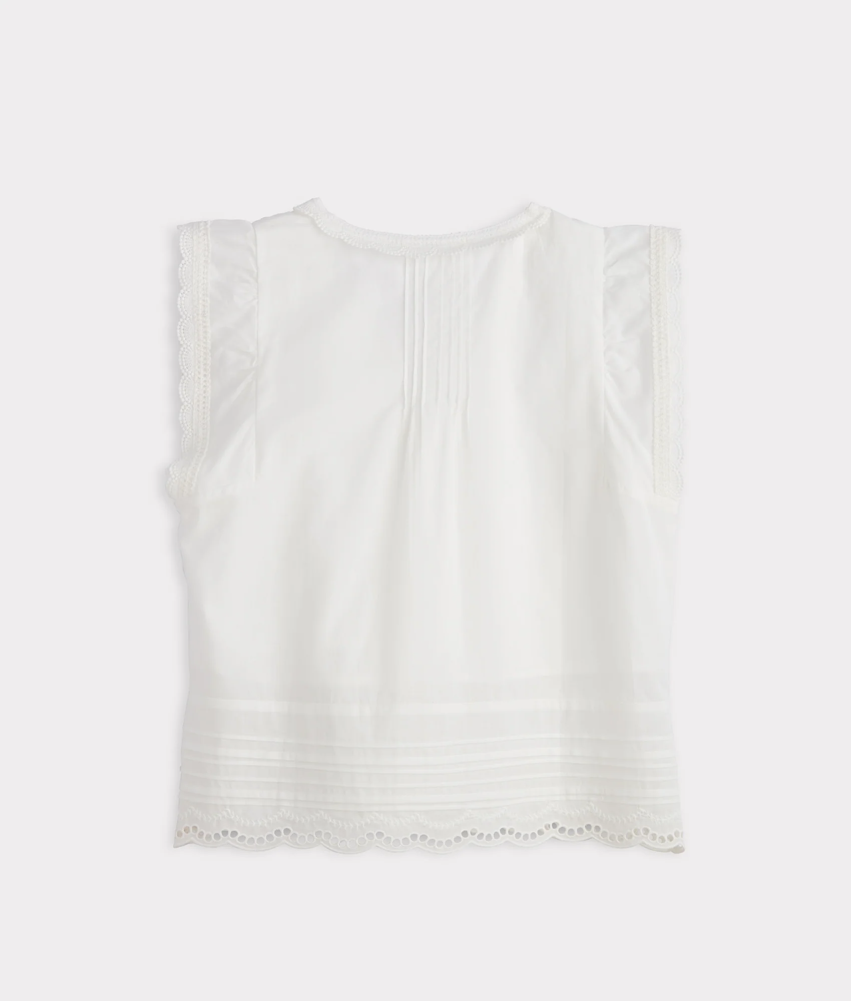 Sutton Pintuck Blouse :: White - Image 5