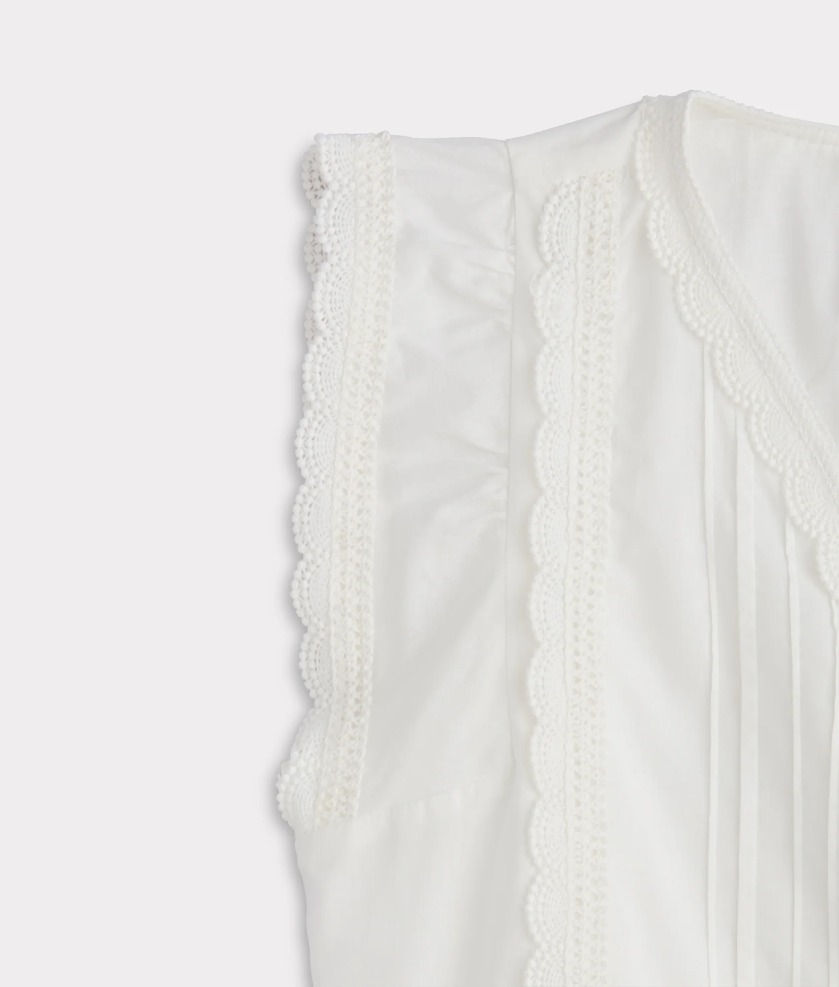 Sutton Pintuck Blouse :: White - Image 7