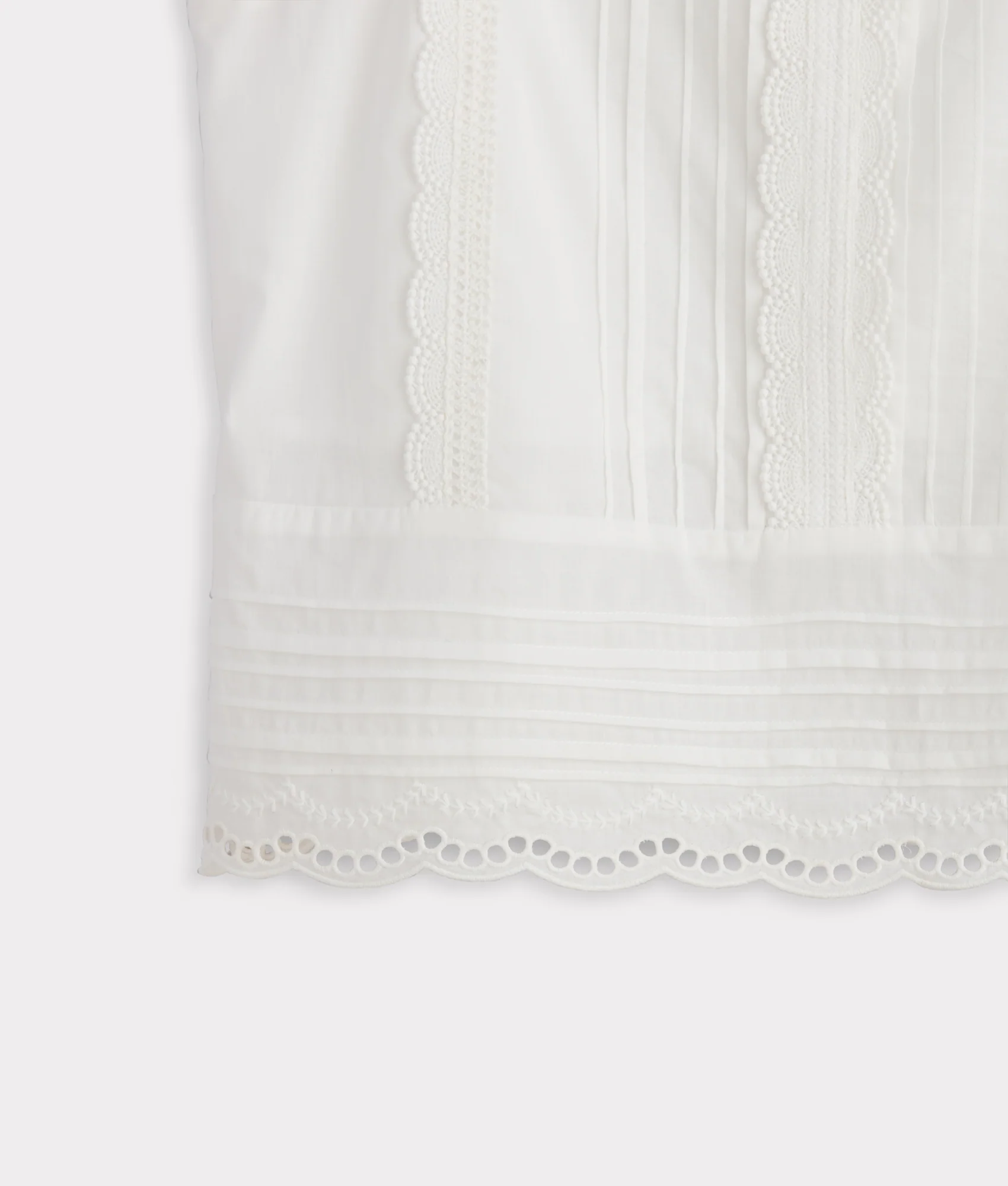 Sutton Pintuck Blouse :: White - Image 9