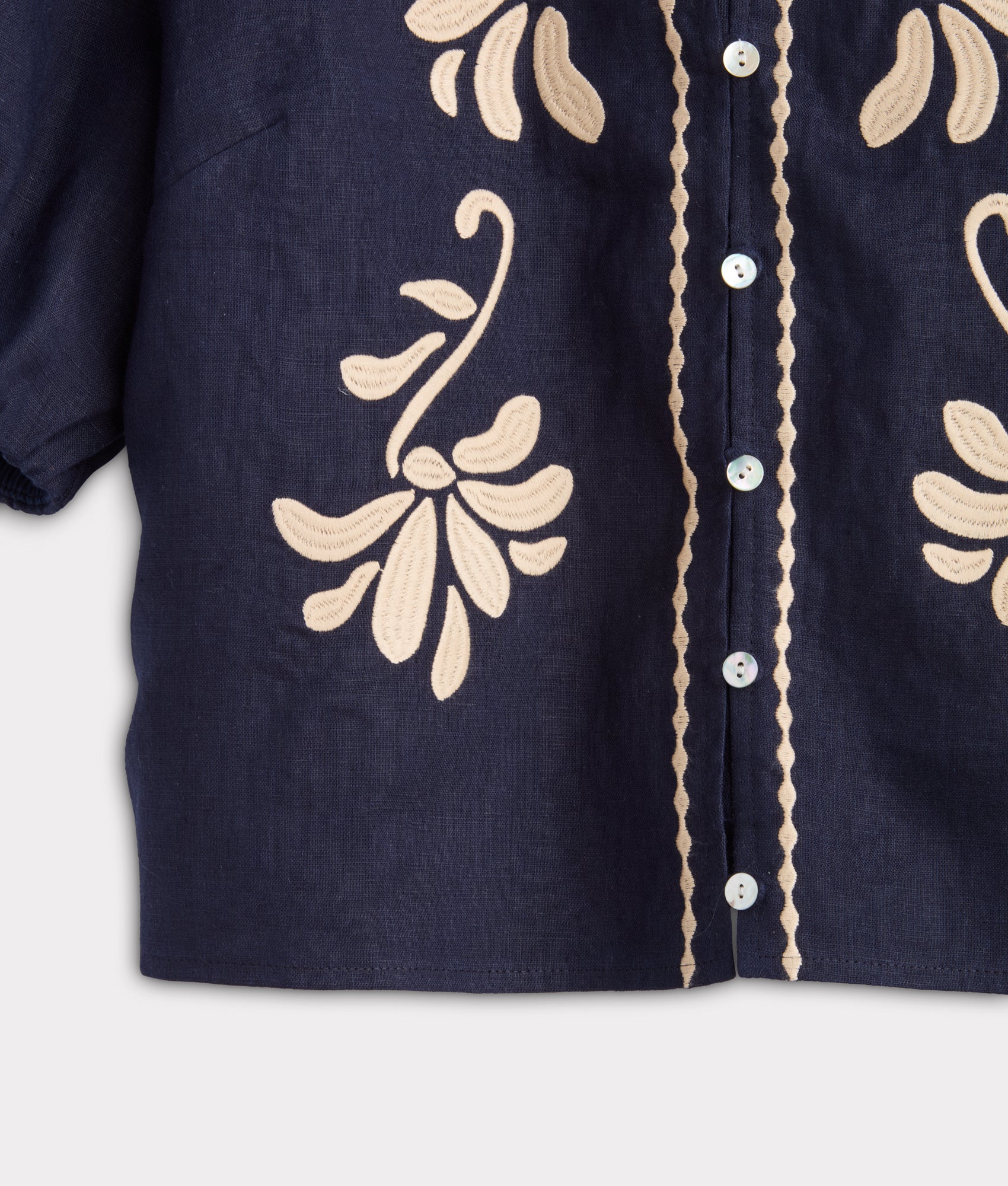 Callahan Blouse :: Navy - Image 11