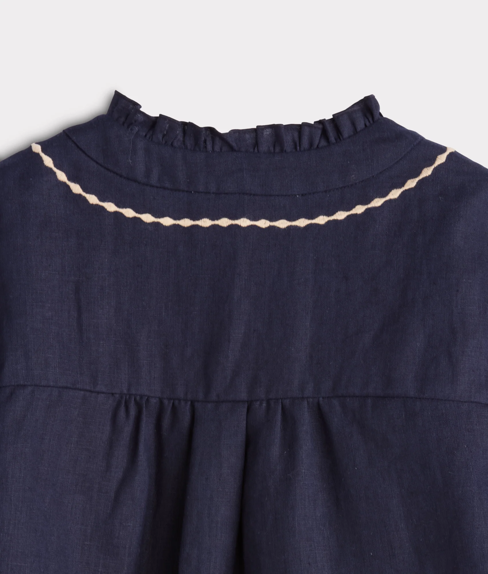 Callahan Blouse :: Navy - Image 7