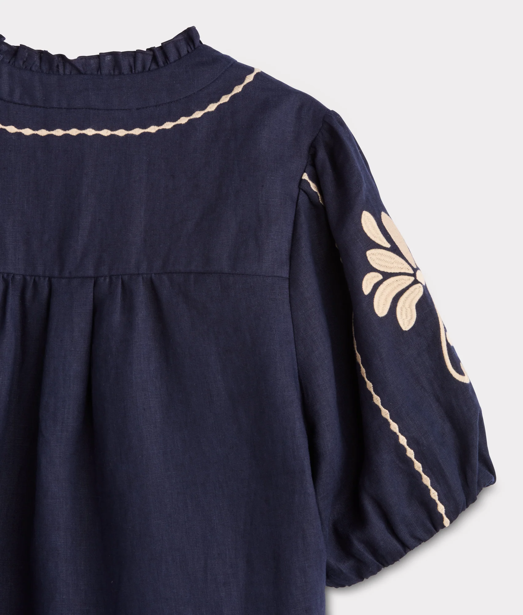 Callahan Blouse :: Navy - Image 8
