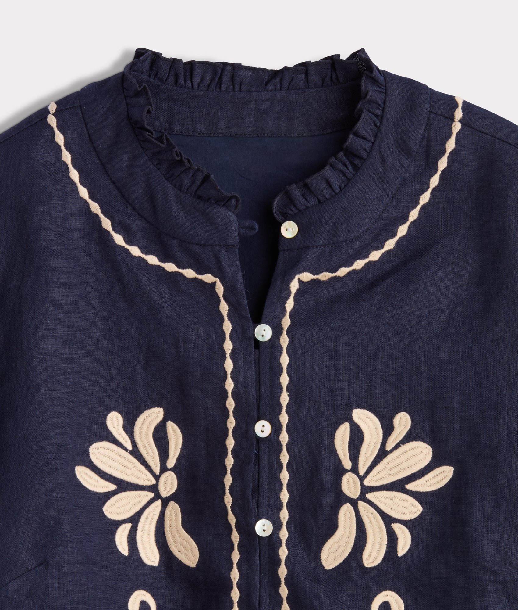 Callahan Blouse :: Navy - Image 9