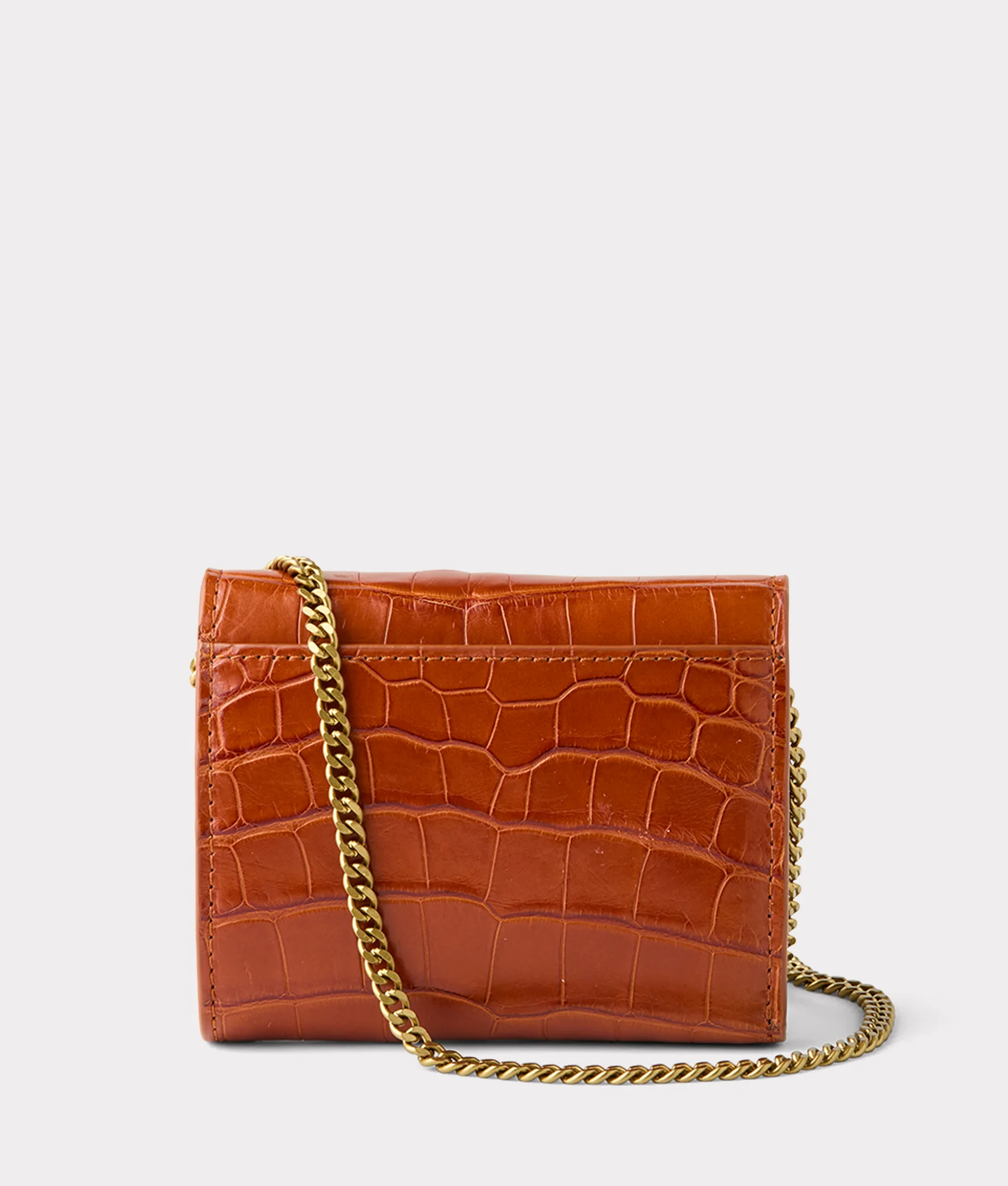 Short Exotic Wallet On A Chain :: Yellow - Image 3