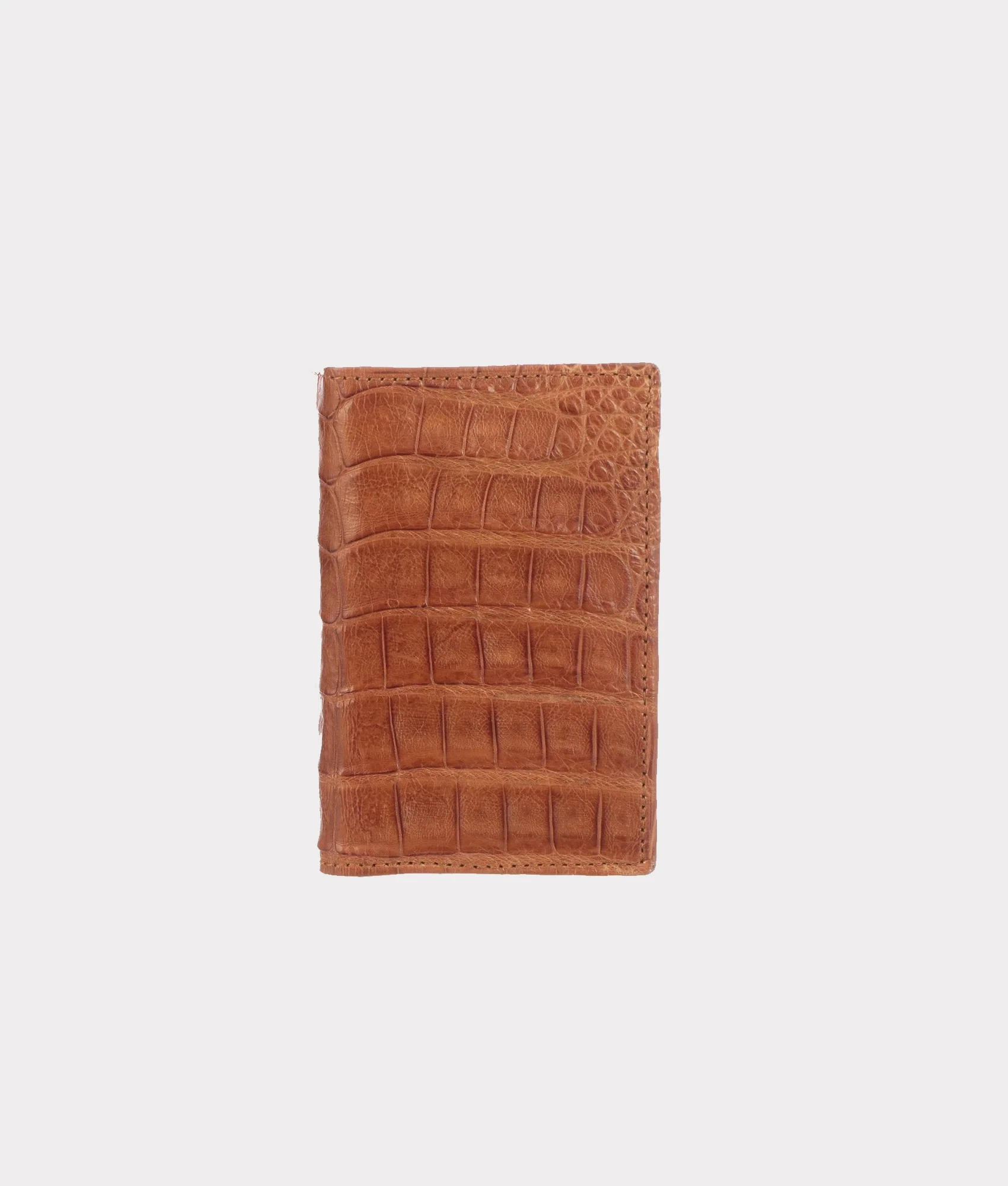 Bifold Wallet – Crocodile :: Cognac