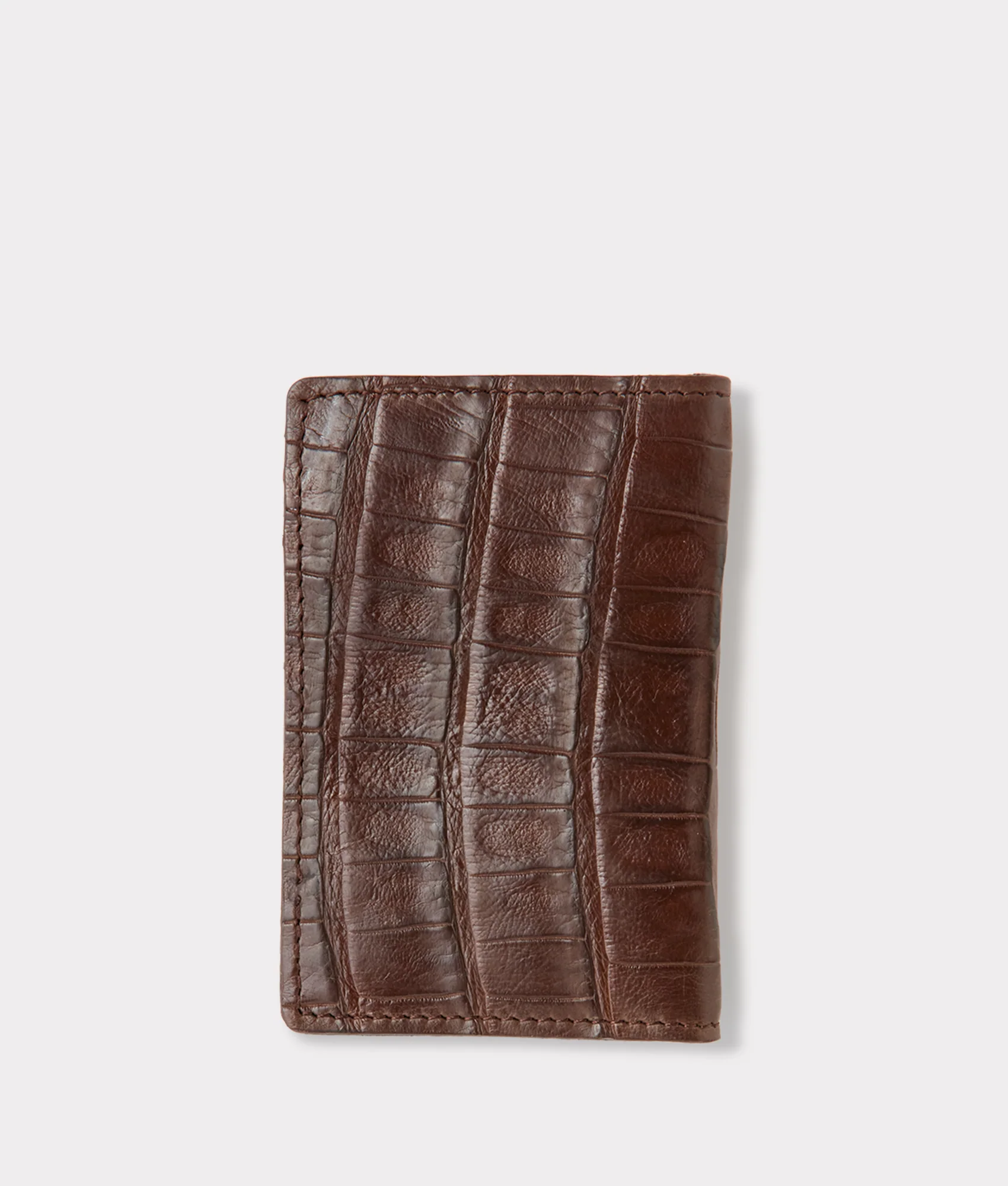 Bifold Wallet – Crocodile :: Sienna - Image 2