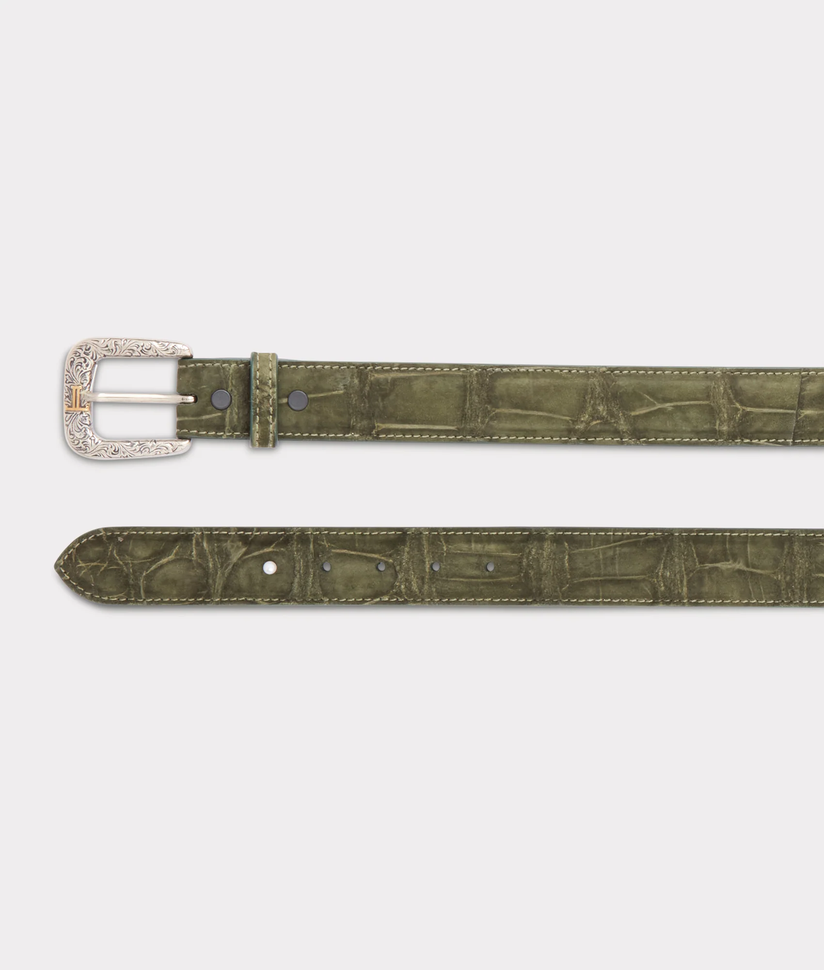 Big Ole Al Belt :: Olive - Image 3