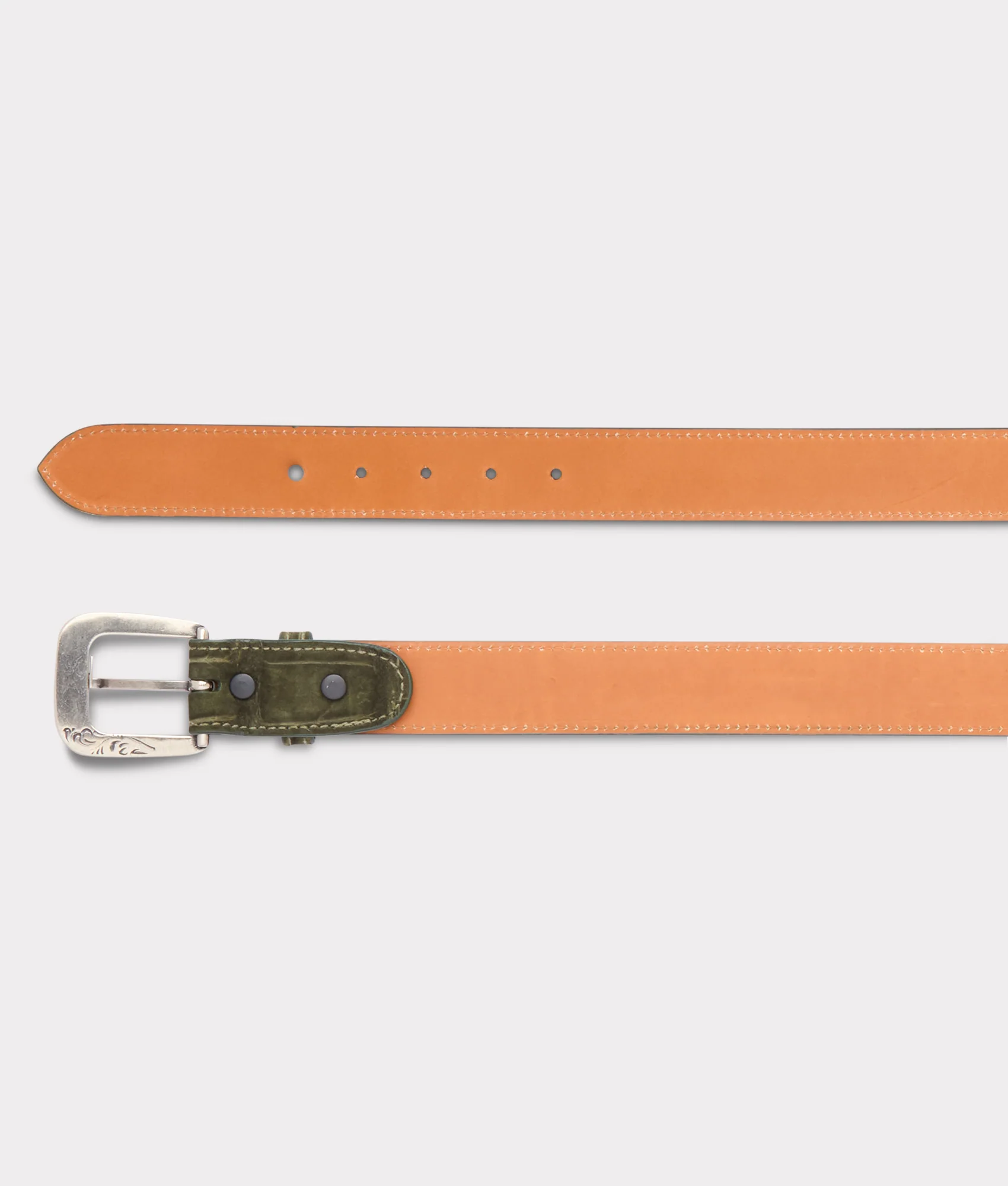 Big Ole Al Belt :: Olive - Image 4