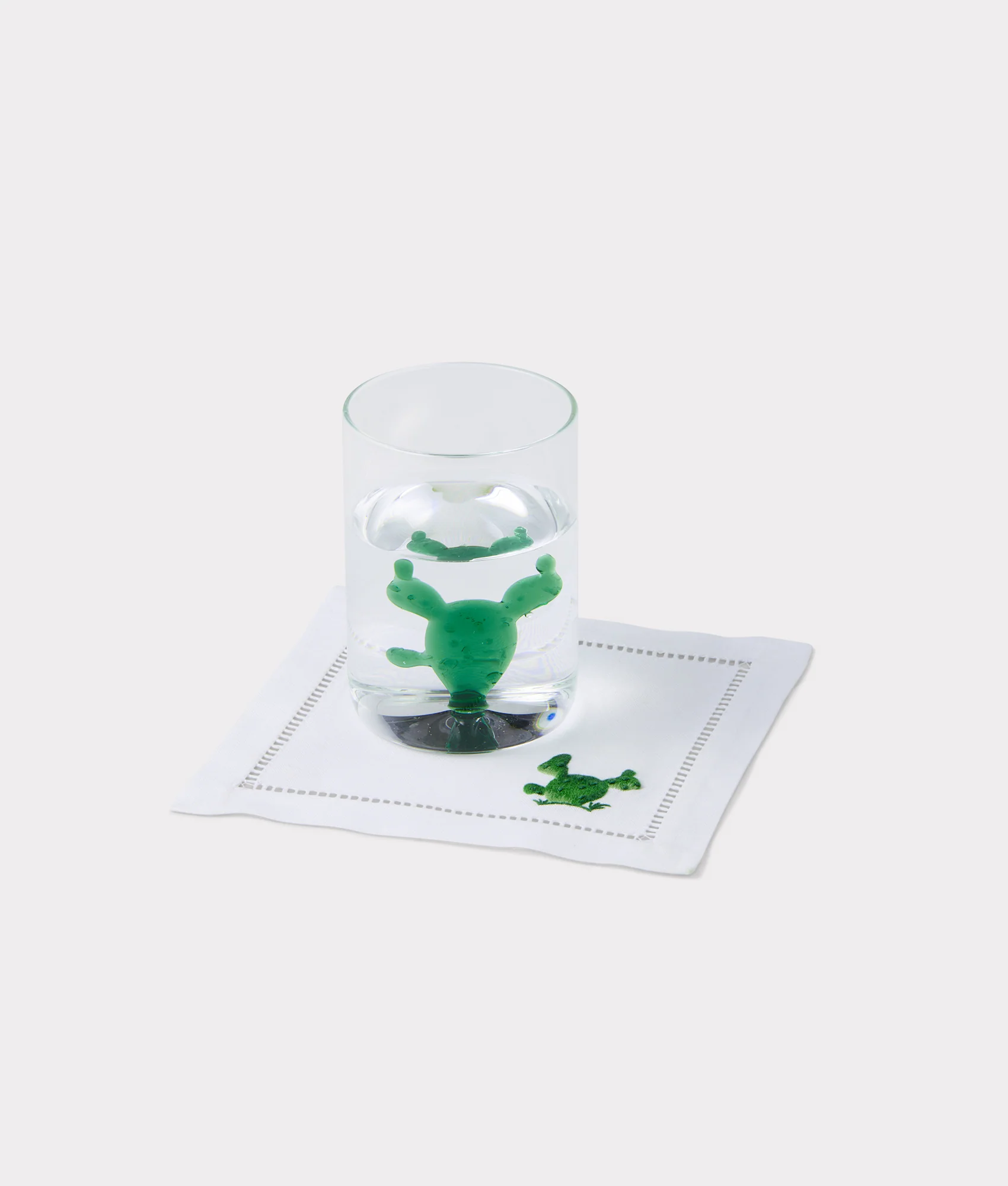 Cactus Drinking Glasses - Set of Four :: Green - Image 4