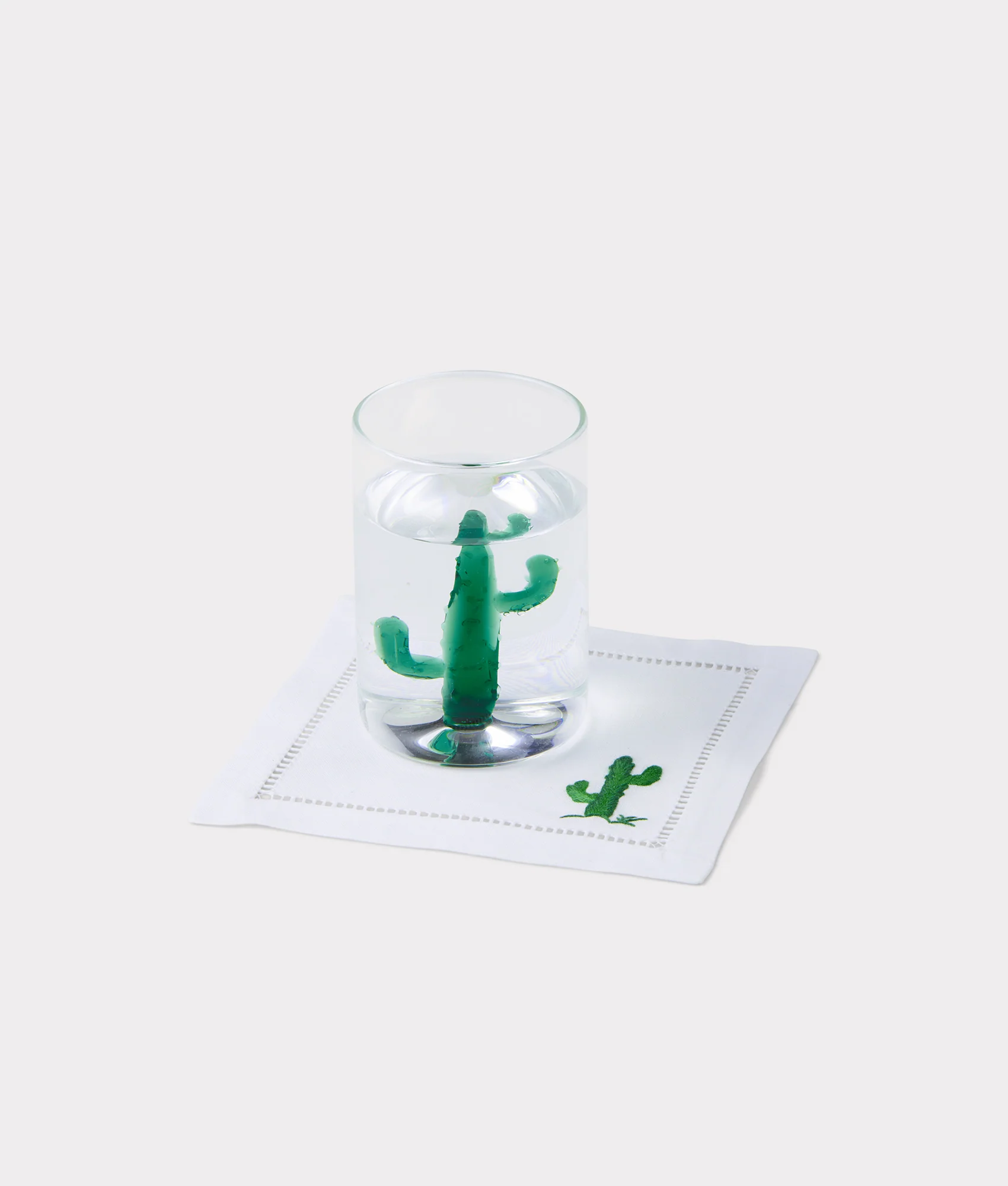 Cactus Drinking Glasses - Set of Four :: Green - Image 5