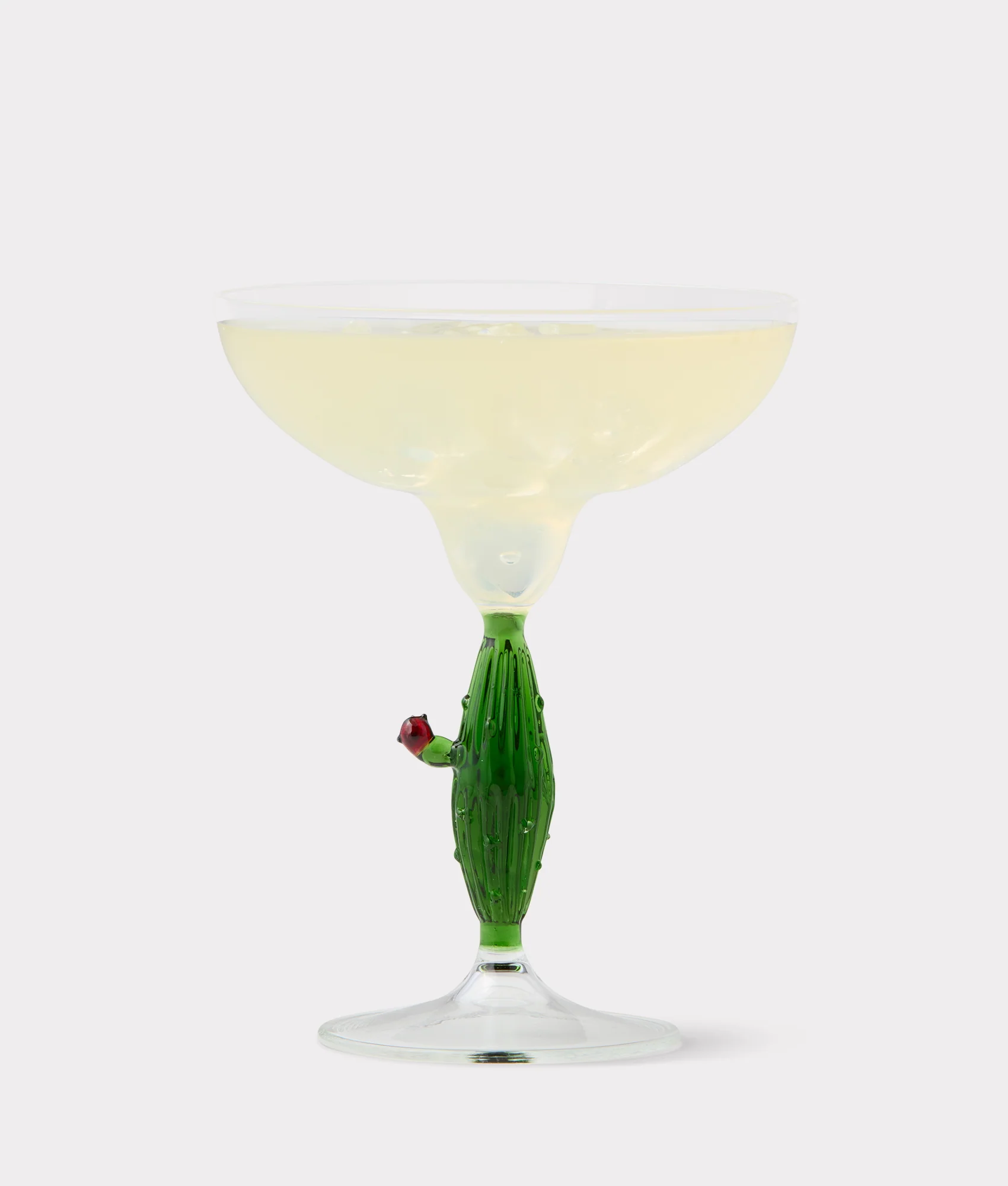 Cactus Margarita Glasses - Set of Four :: Green - Image 2