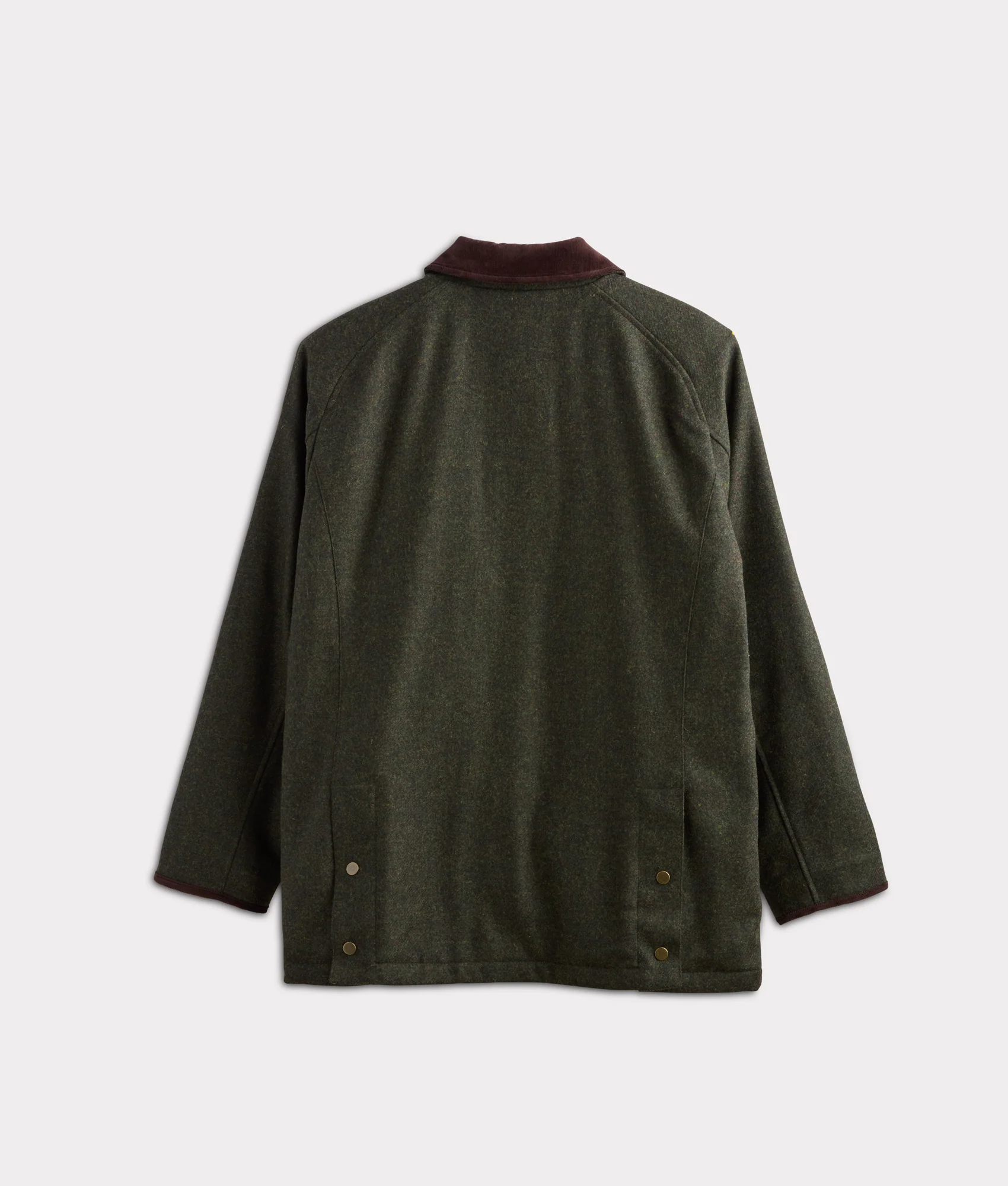 Charles Shetland Wool Jacket :: Forest Green - Image 3
