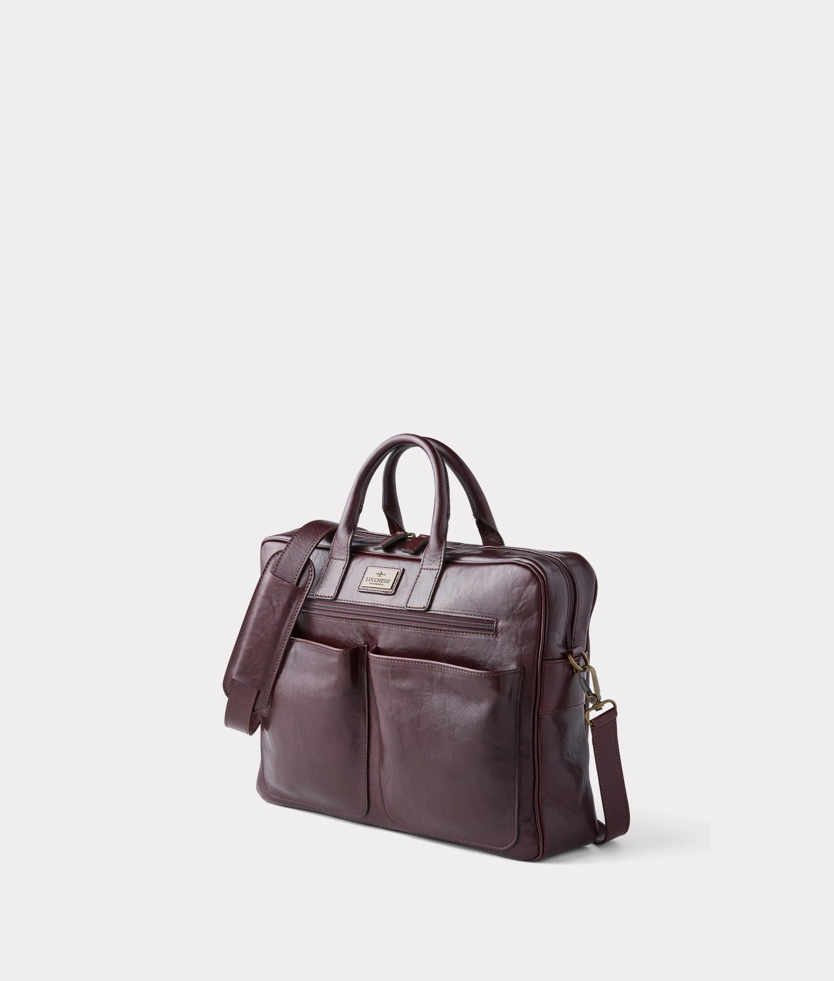 Cosimo Briefcase :: Chocolate - Image 3
