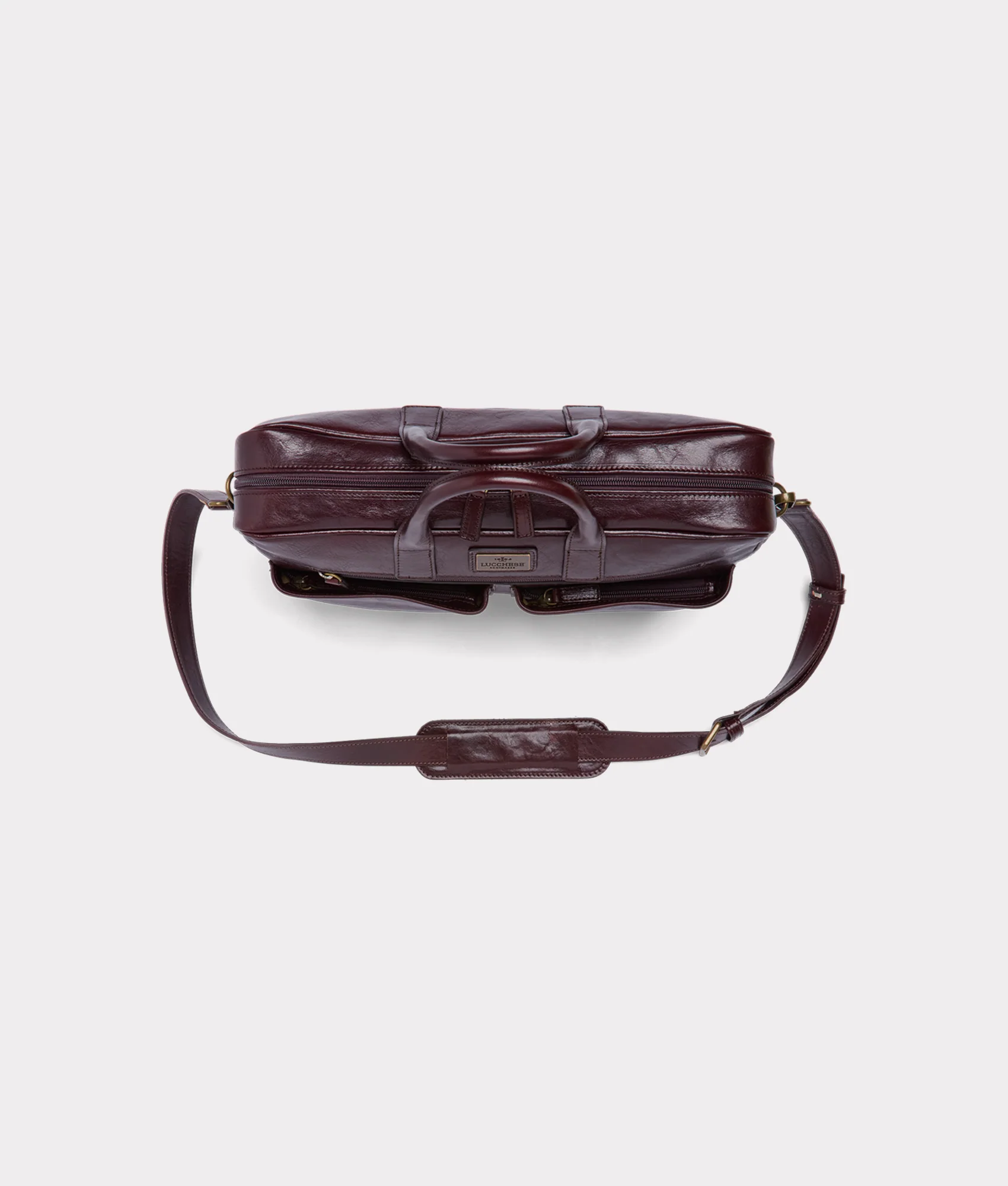 Cosimo Briefcase :: Chocolate - Image 4