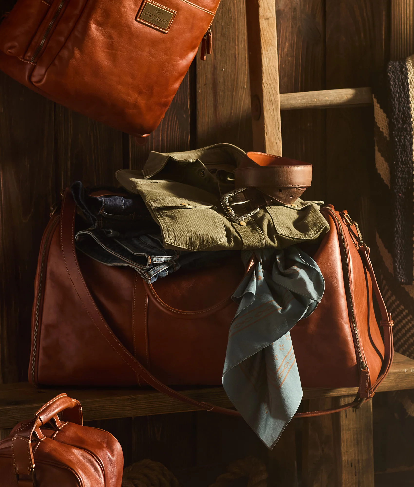 Cosimo Garment Duffle :: Cognac - Image 2