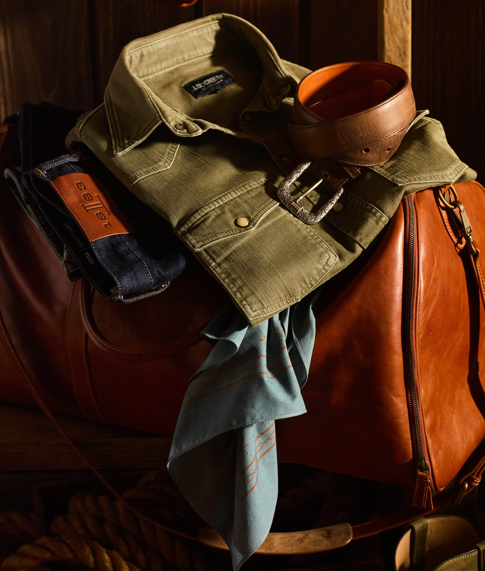Cosimo Garment Duffle :: Cognac - Image 7