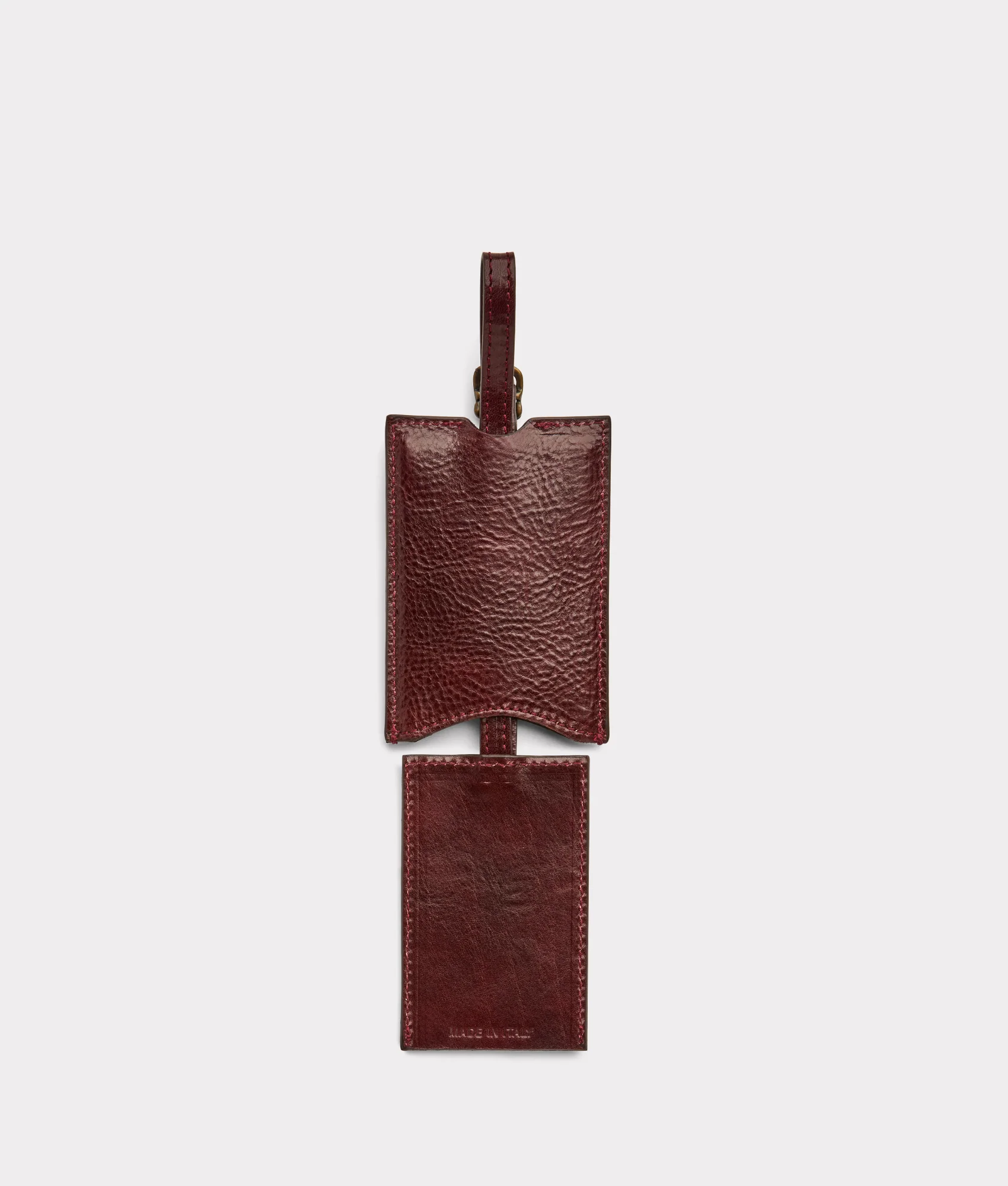 Cosimo Luggage Tag :: Burgundy - Image 4