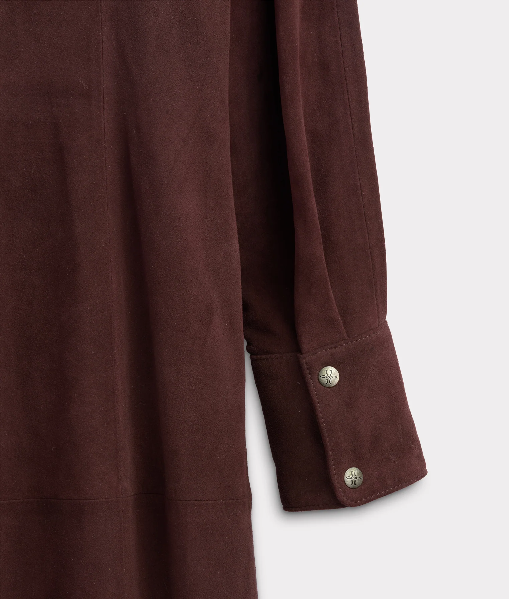 Delilah Suede Duster :: Chocolate - Image 4