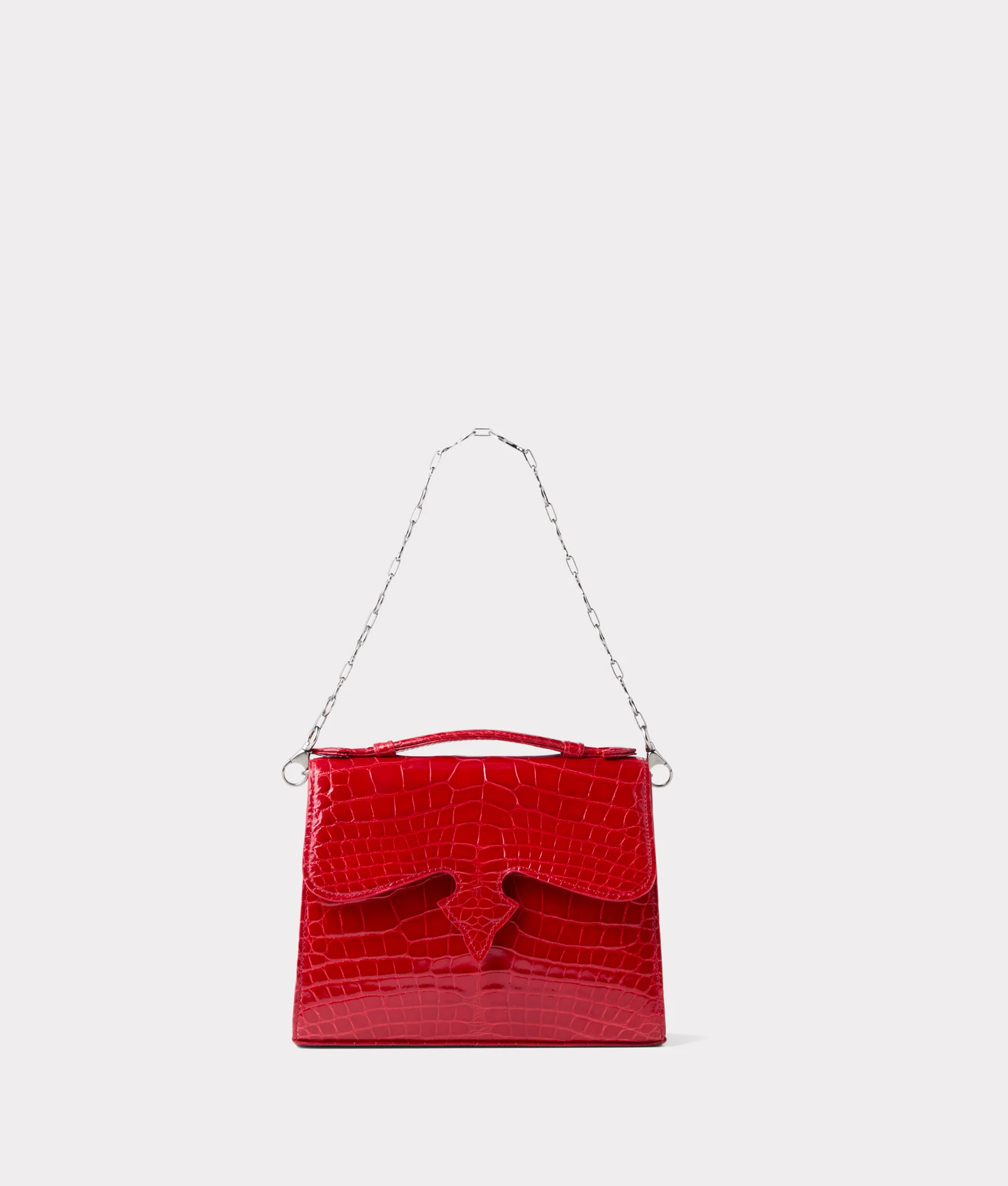 Dolly Exotic Western Satchel :: Cherry Red - Image 5