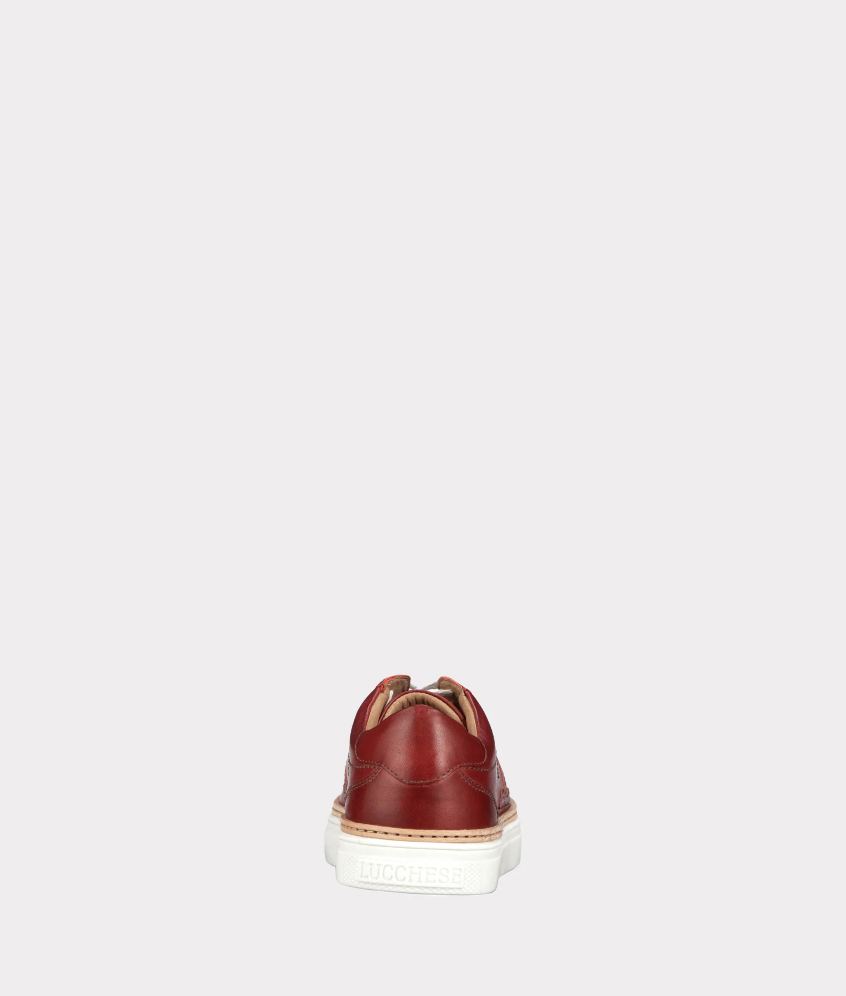 Double L Lace Up Sneaker :: Red - Image 4