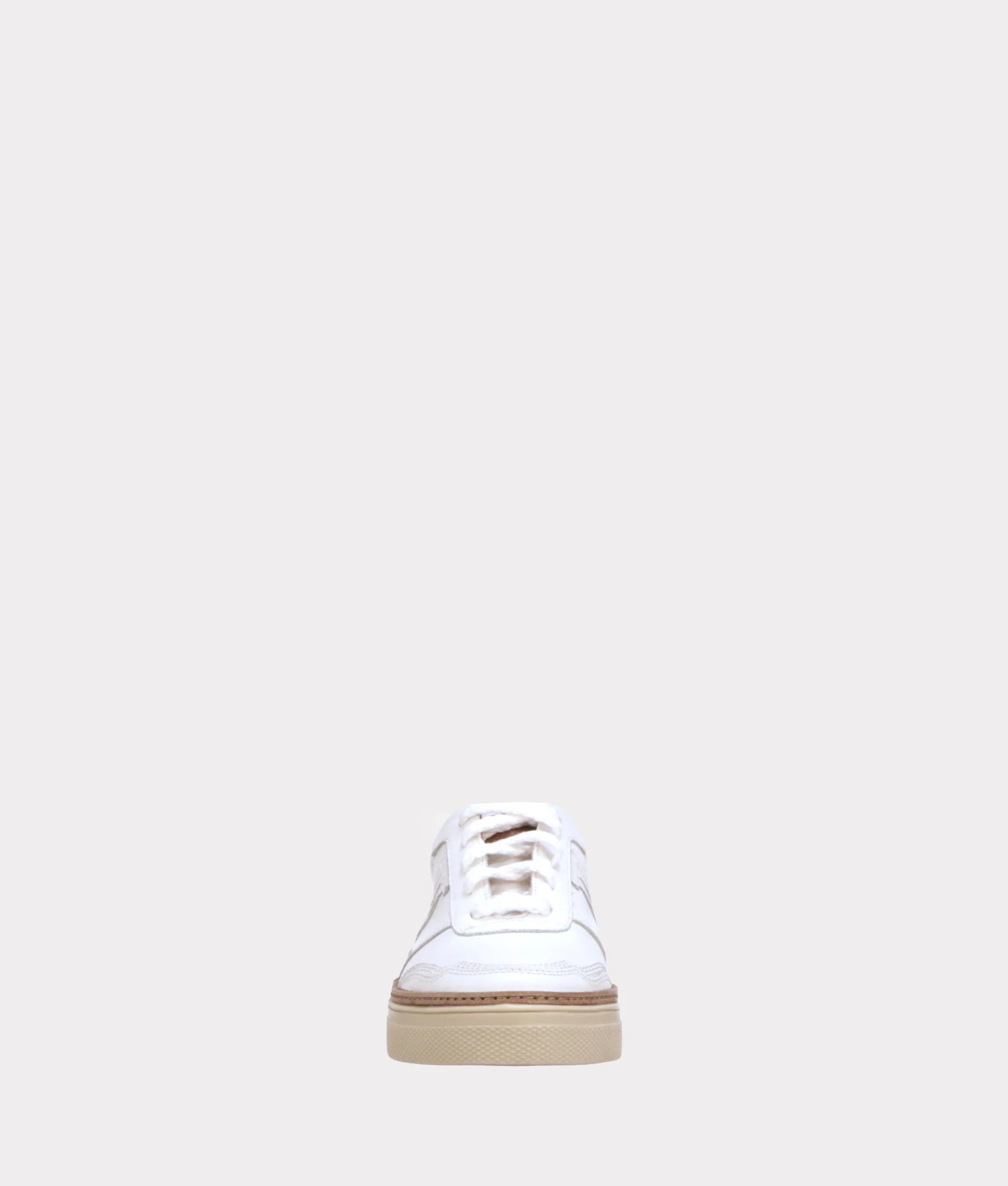 Double L Lace Up Sneakers :: White - Image 2