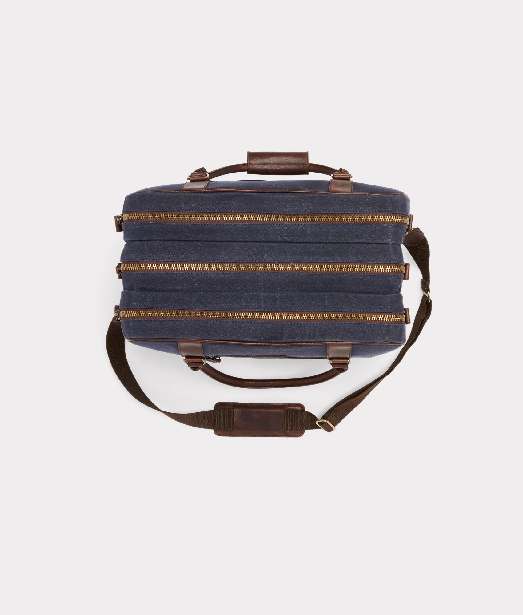 Everyday Waxed Canvas Cowboy Bag :: Navy - Image 5