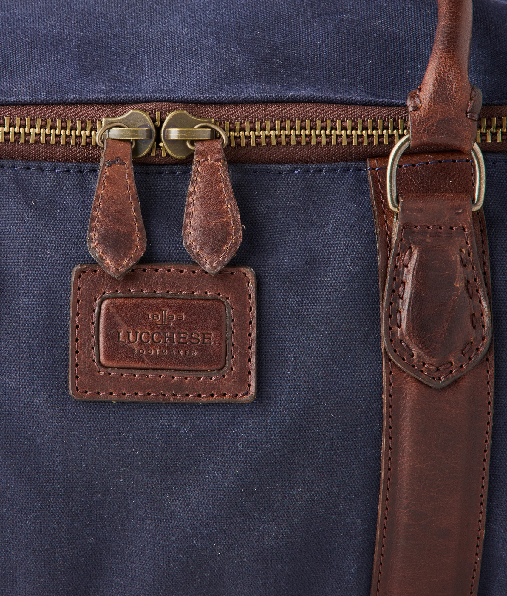 Everyday Waxed Canvas Rolling Duffle :: Navy - Image 9