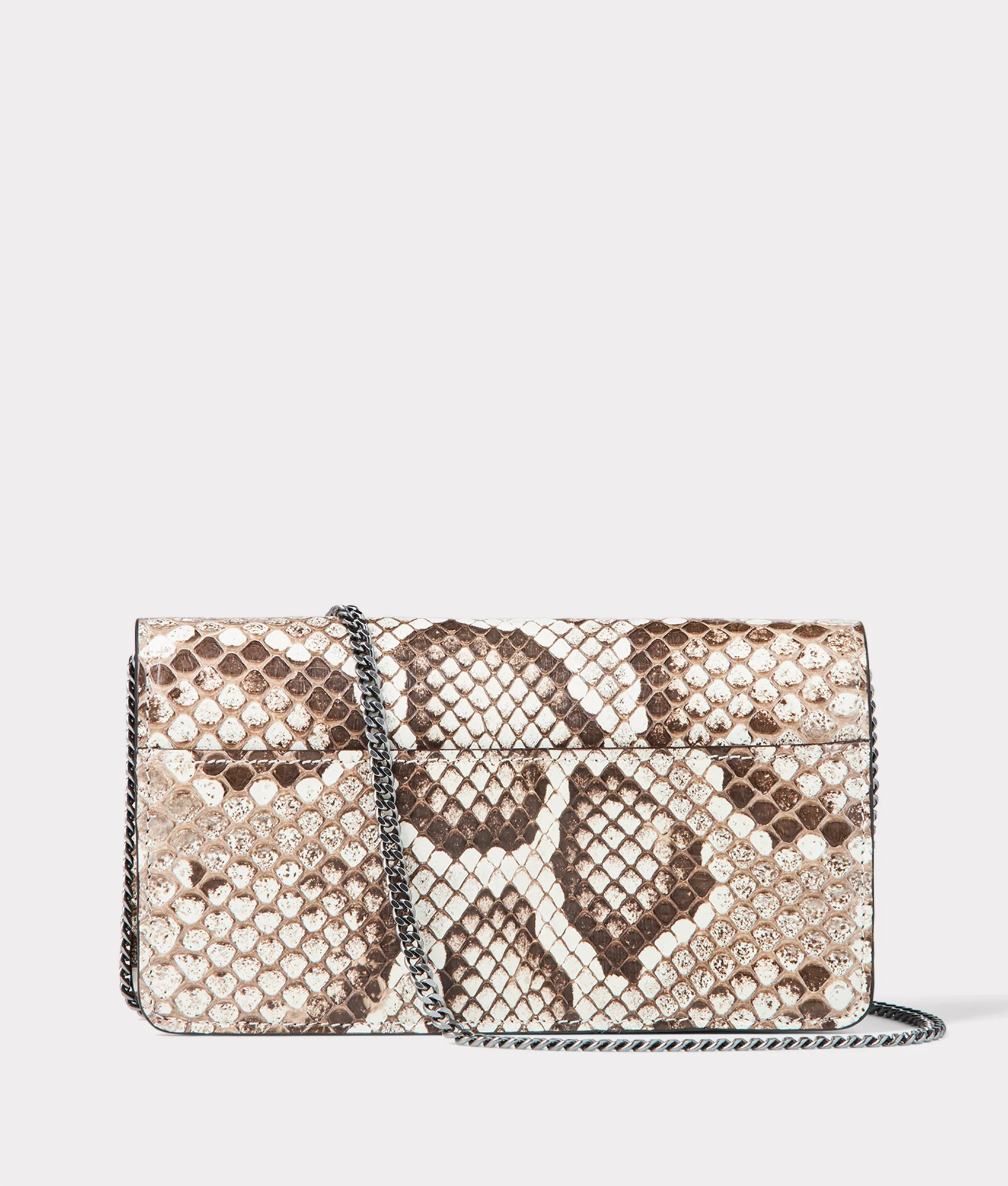Long Exotic Wallet On A Chain :: Natural - Image 3