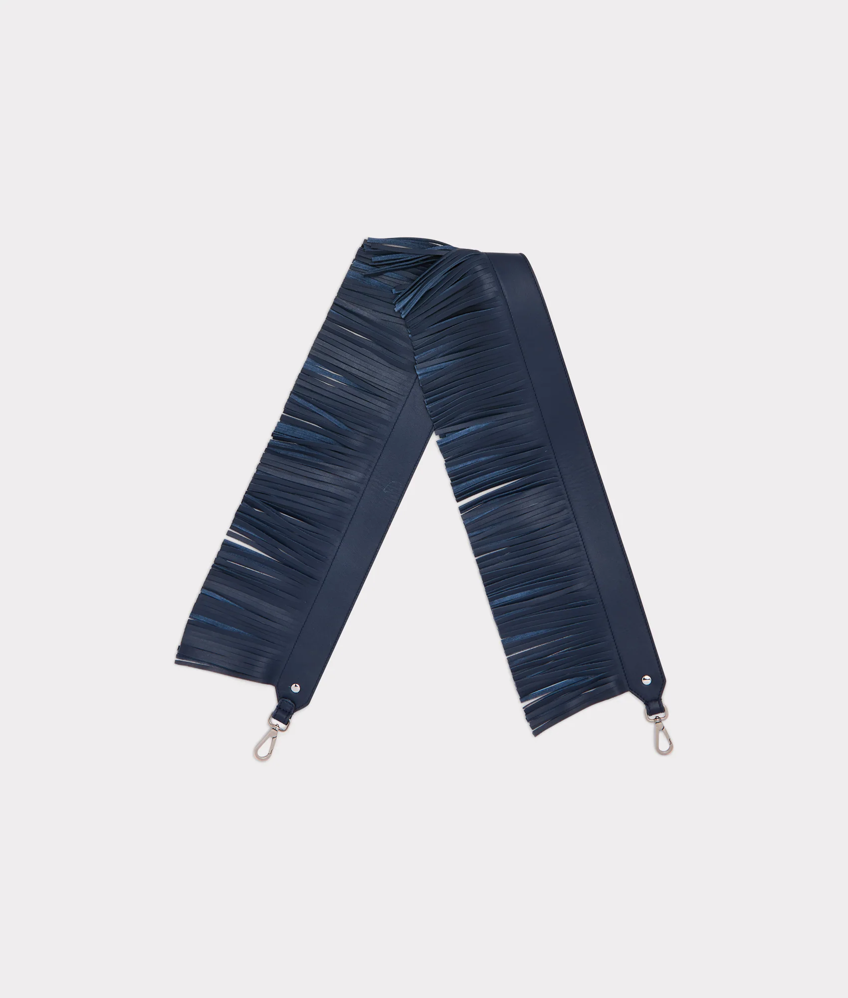 Fringe Handbag Strap :: Navy - Image 5