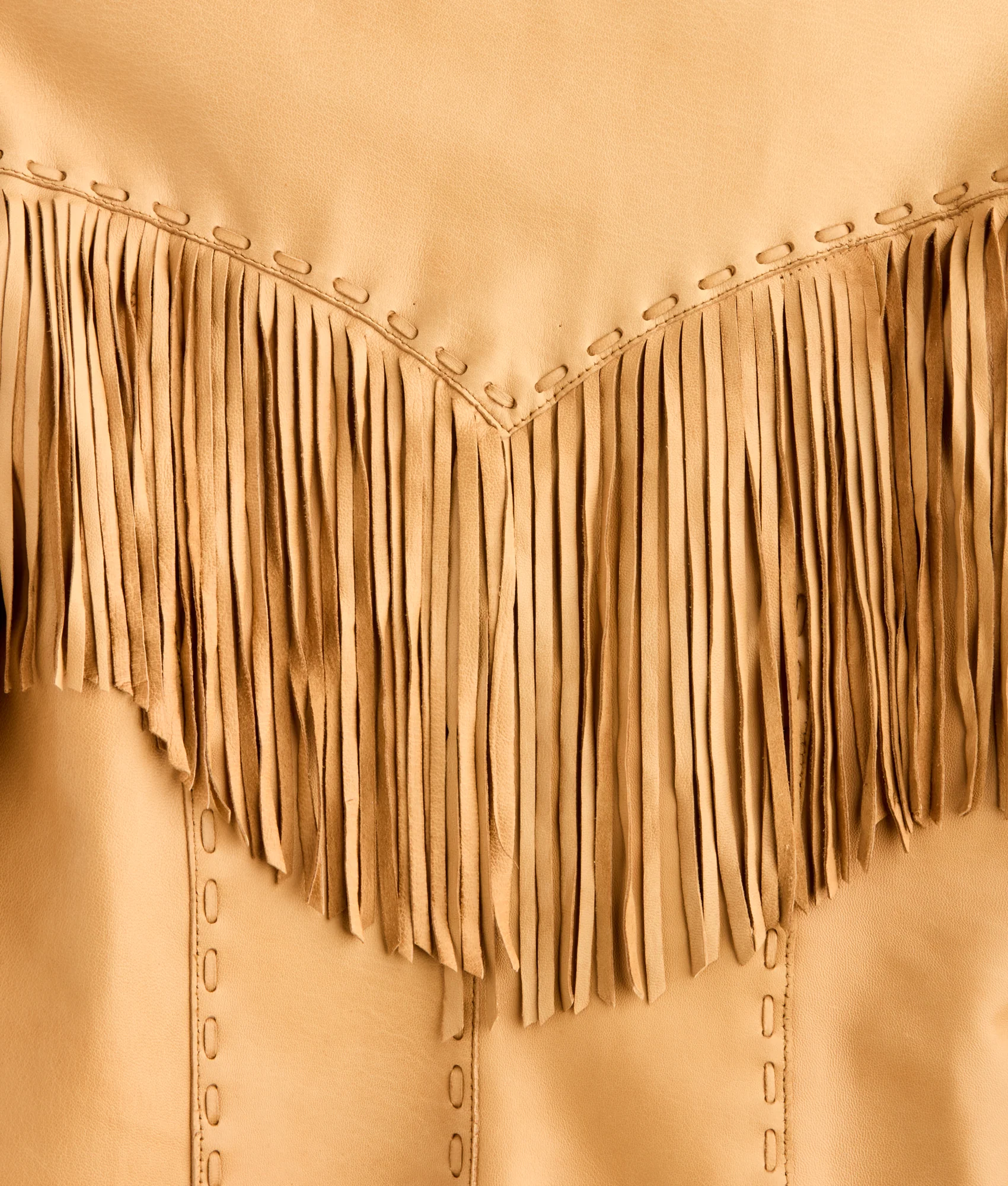 Tallulah Fringe Jacket :: Saddle Tan - Image 12