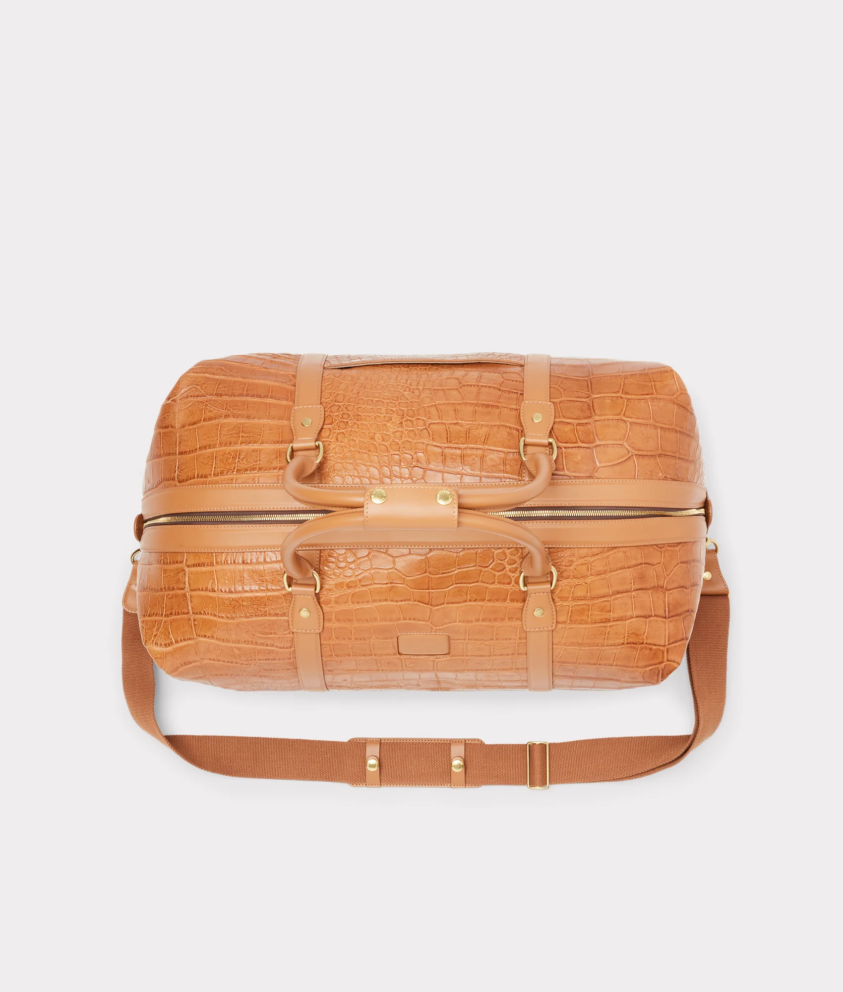 Giant Gator Duffle - Large :: Cognac/Kanga Tobac - Image 6