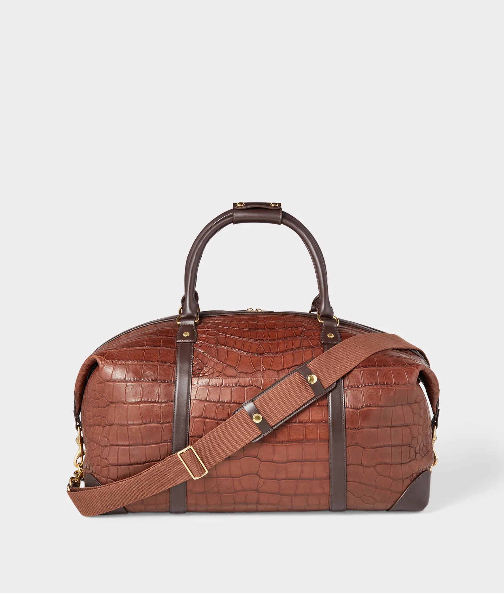 Giant Gator Duffle – Large :: Chocolate - Image 3