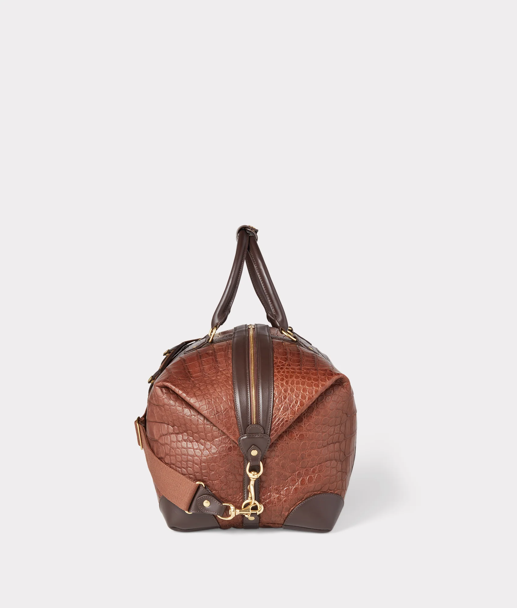 Giant Gator Duffle – Large :: Chocolate - Image 5