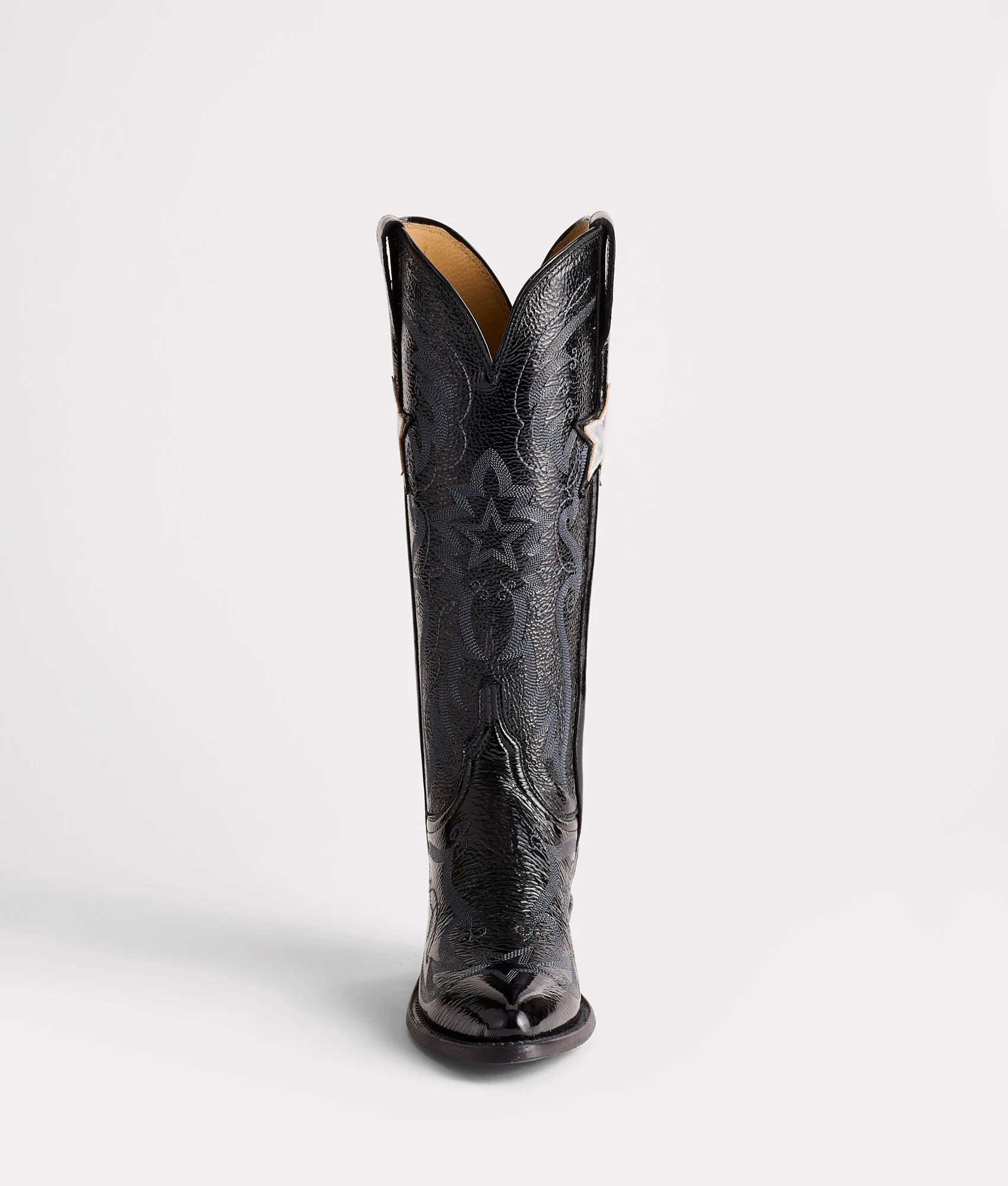Gina :: Crinkle Patent Black - Image 4