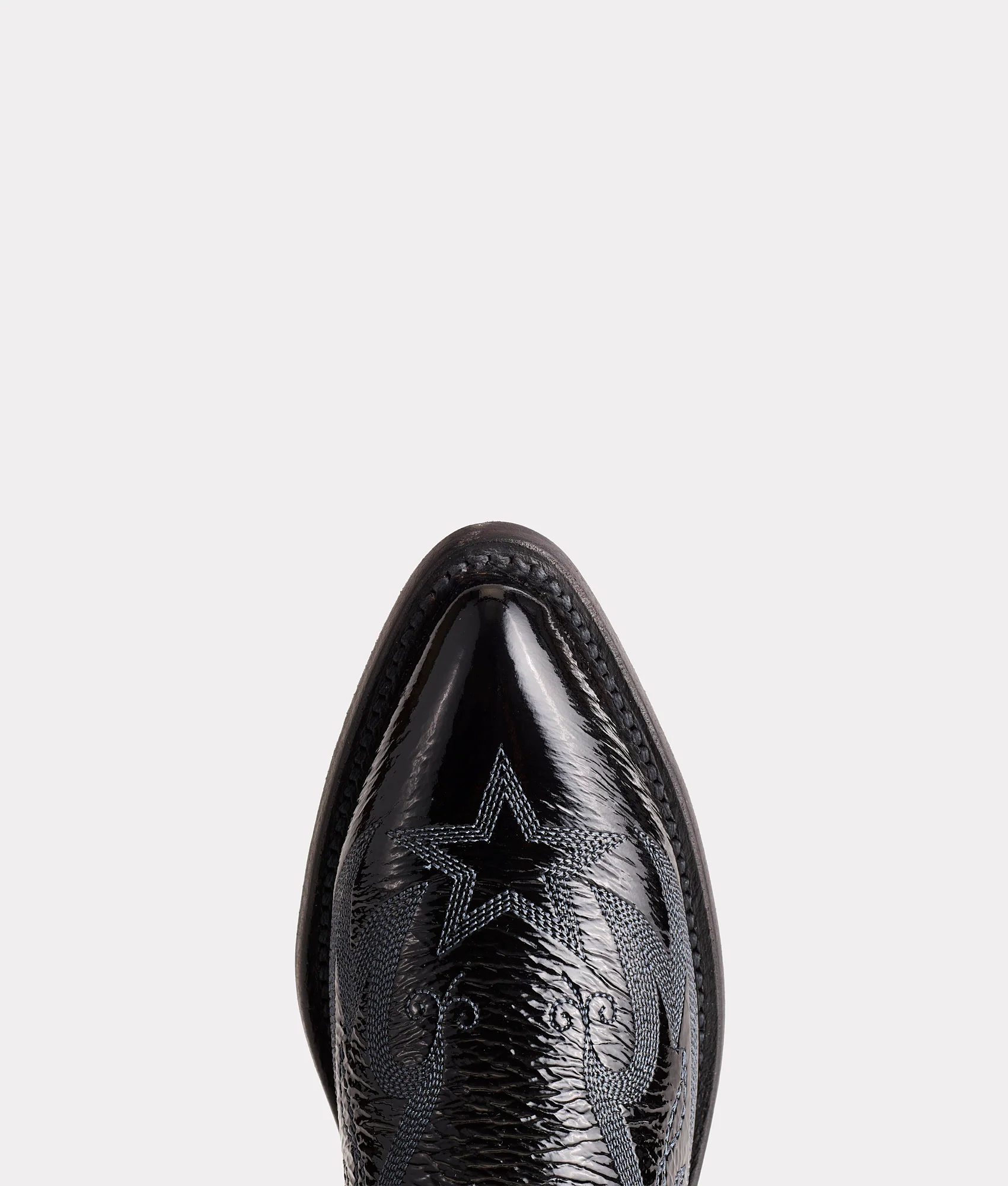 Gina :: Crinkle Patent Black - Image 8