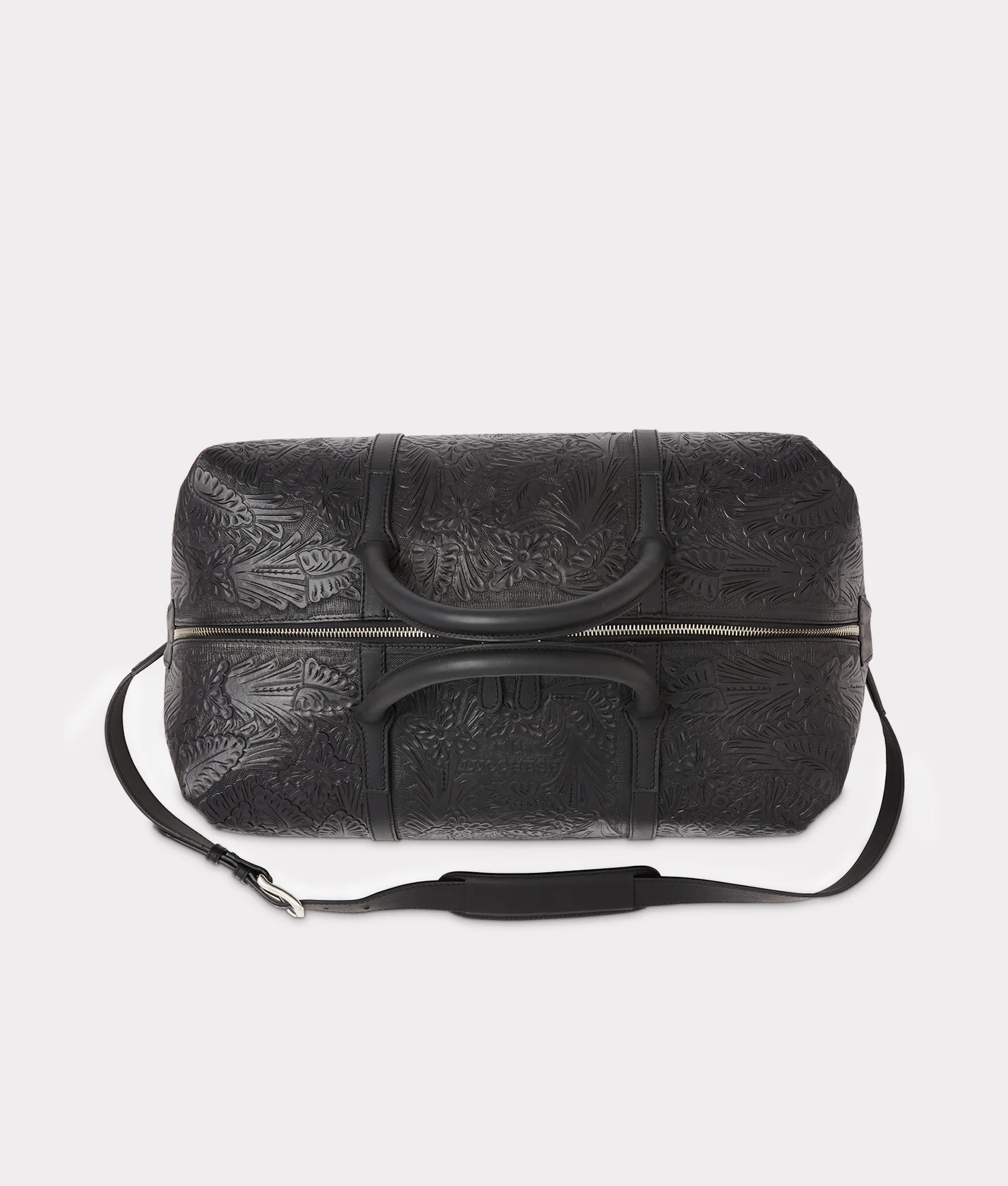 Hand-Tooled Duffle :: Black - Image 5