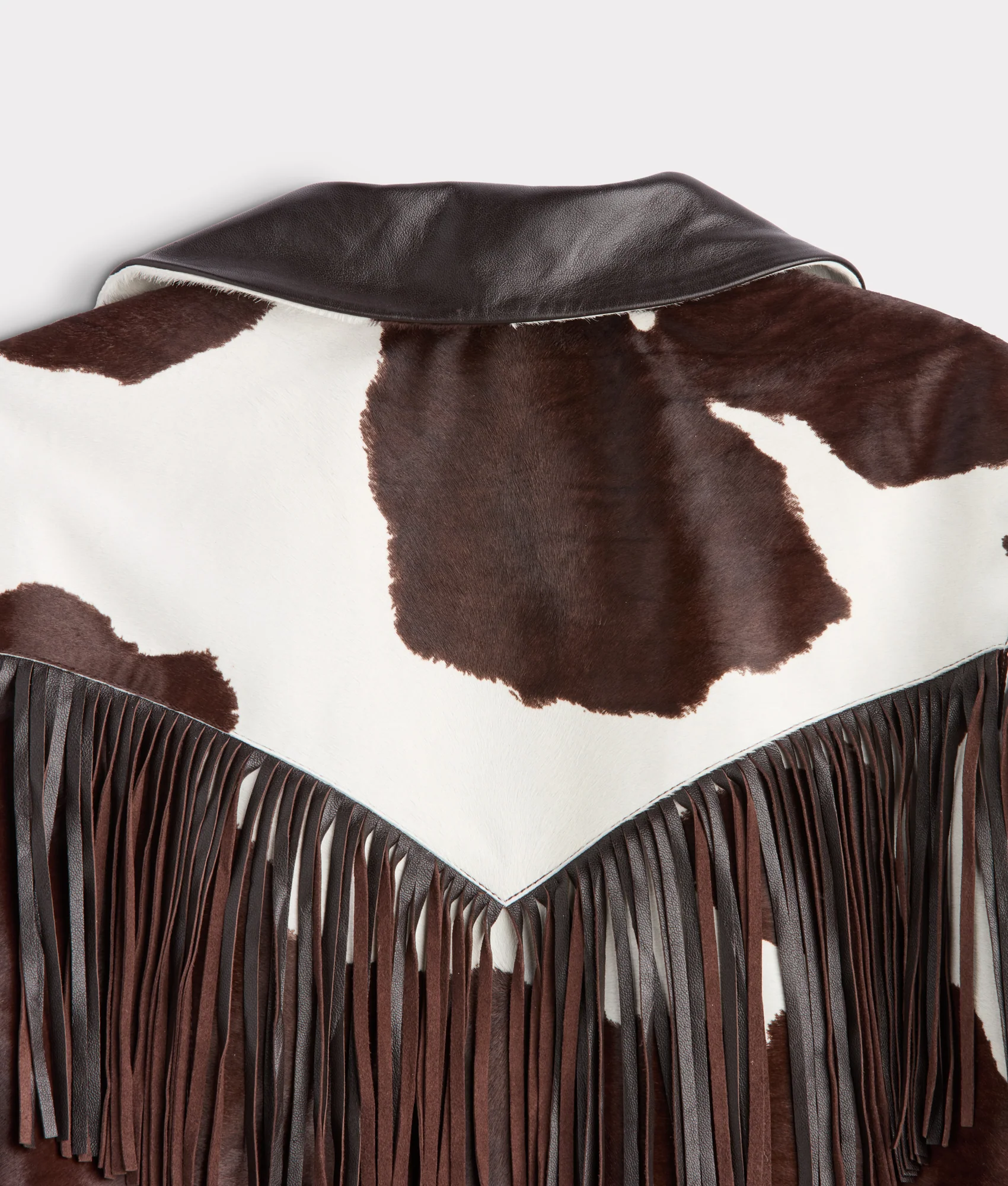 Harper Fringe Jacket :: Brown Mix - Image 4