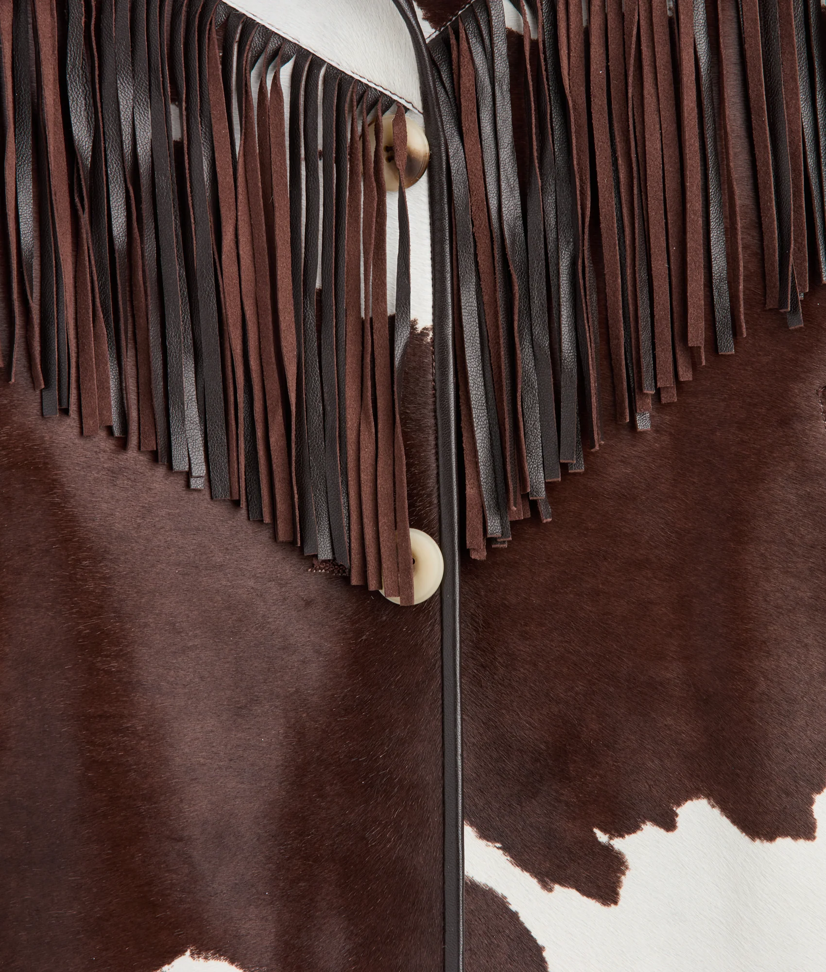 Harper Fringe Jacket :: Brown Mix - Image 5