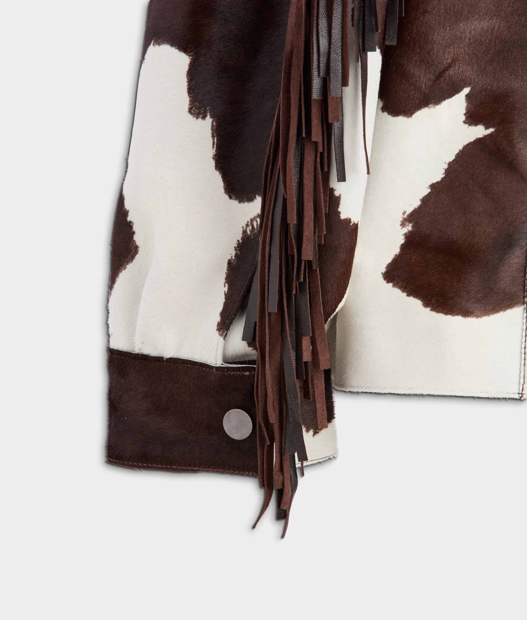 Harper Fringe Jacket :: Brown Mix - Image 6