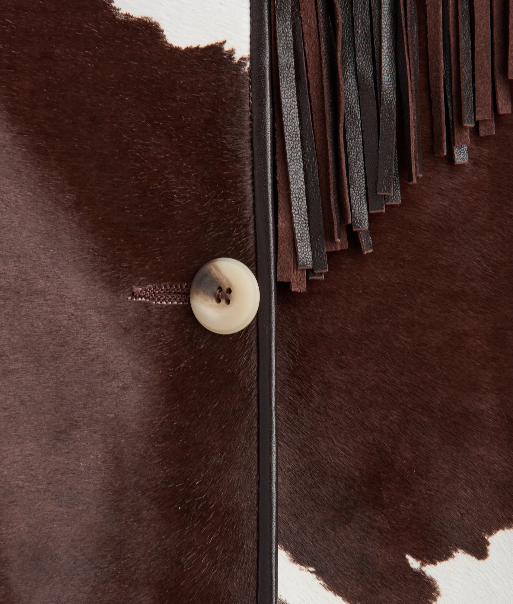 Harper Fringe Jacket :: Brown Mix - Image 9