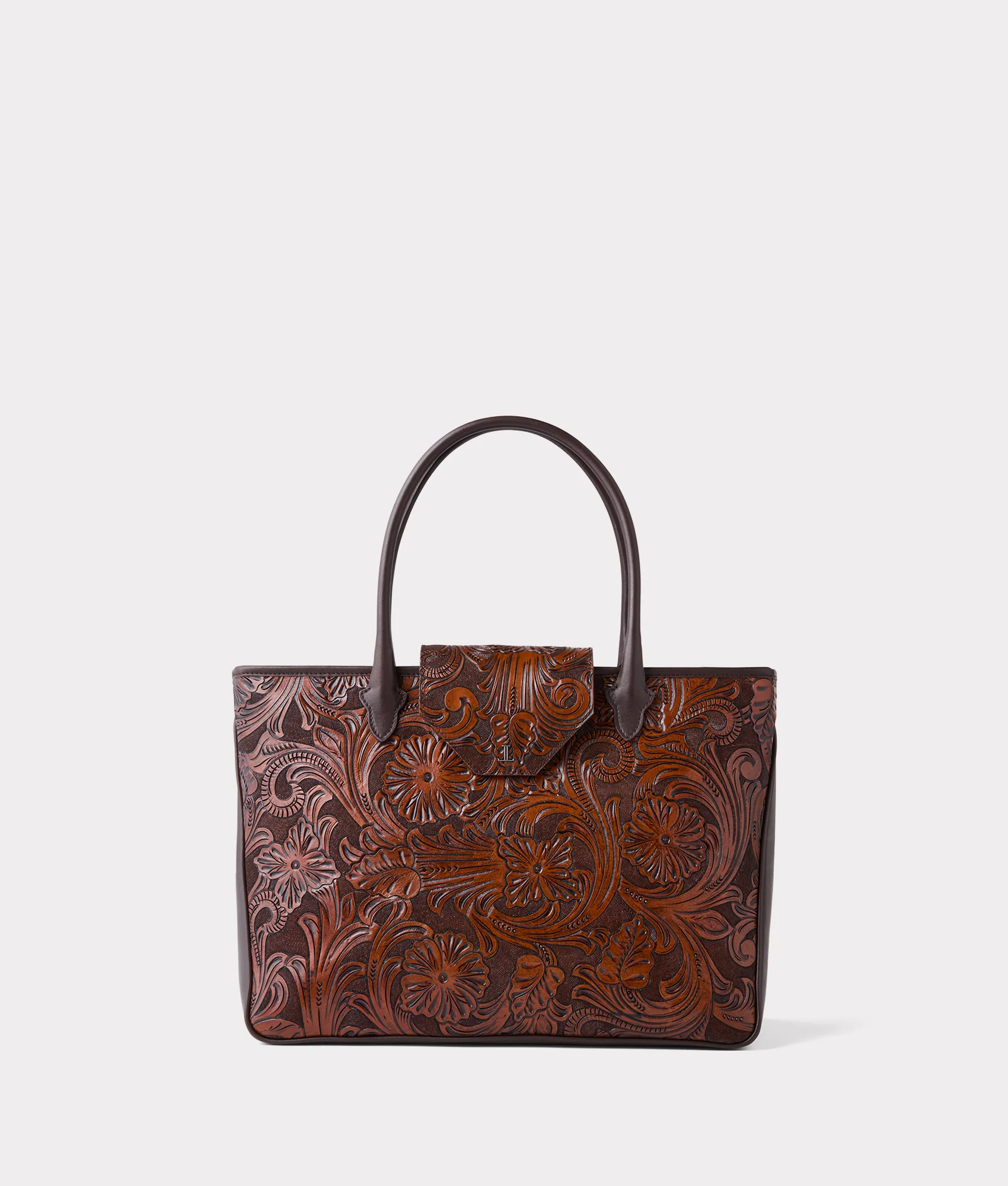 Intagliare Travel Tote :: Cognac - Image 3