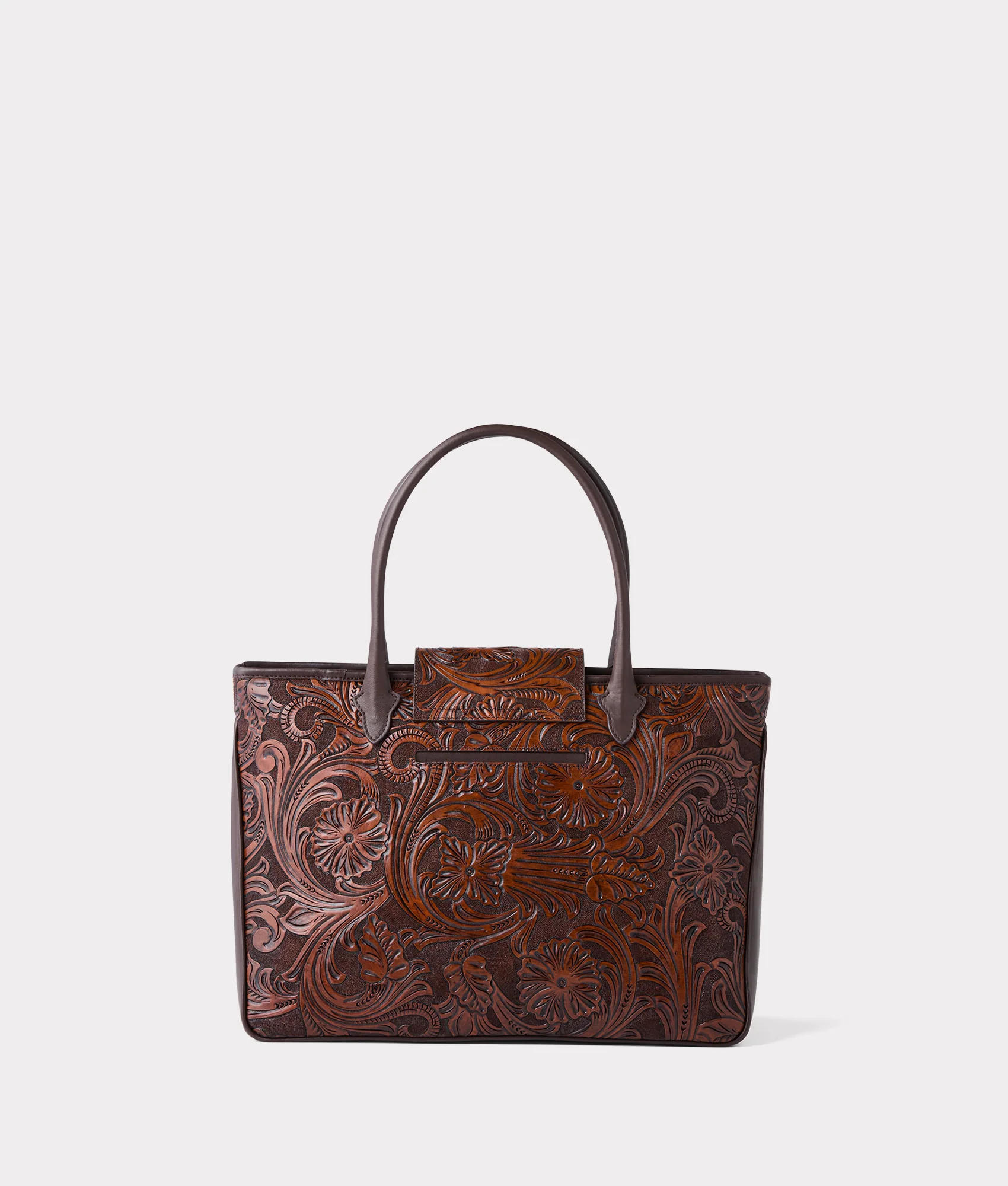 Intagliare Travel Tote :: Cognac - Image 4