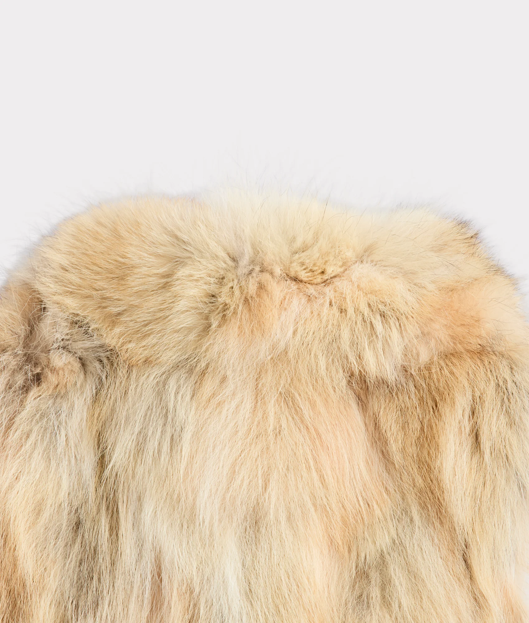 Kirsta Fur Vest :: Natural - Image 3
