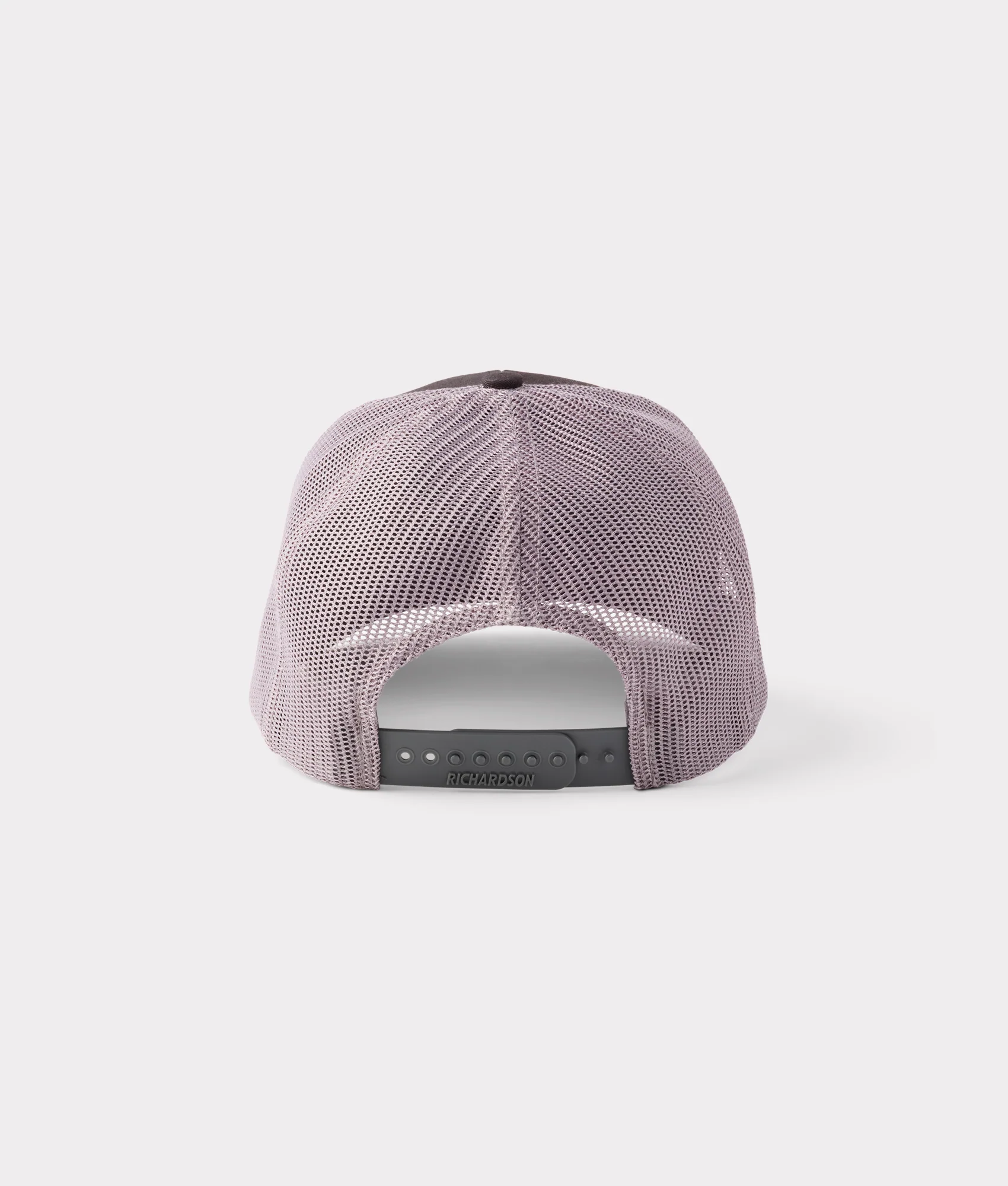Leather Patch Cap :: Black + Charcoal - Image 2